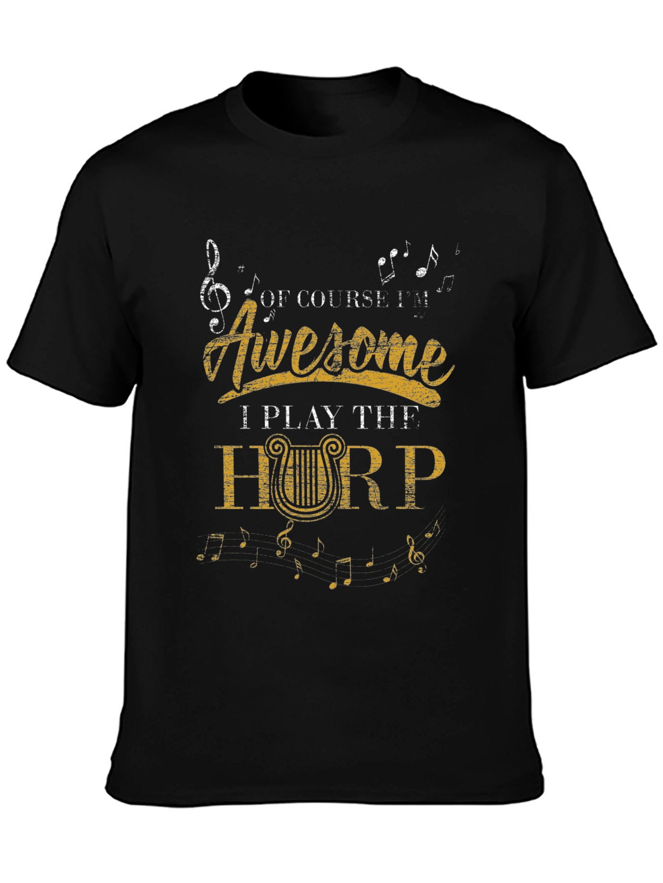 Awesome Harp Player T-Shirt - Music Lover Tee