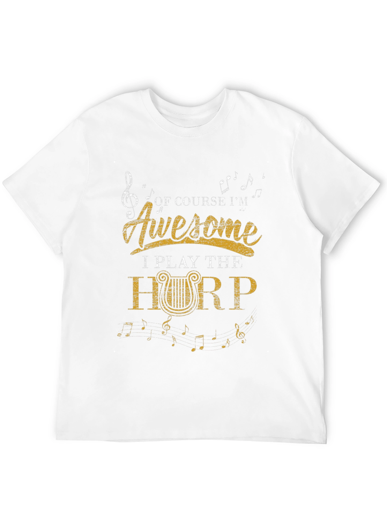 Awesome Harp Player T-Shirt - Music Lover Tee