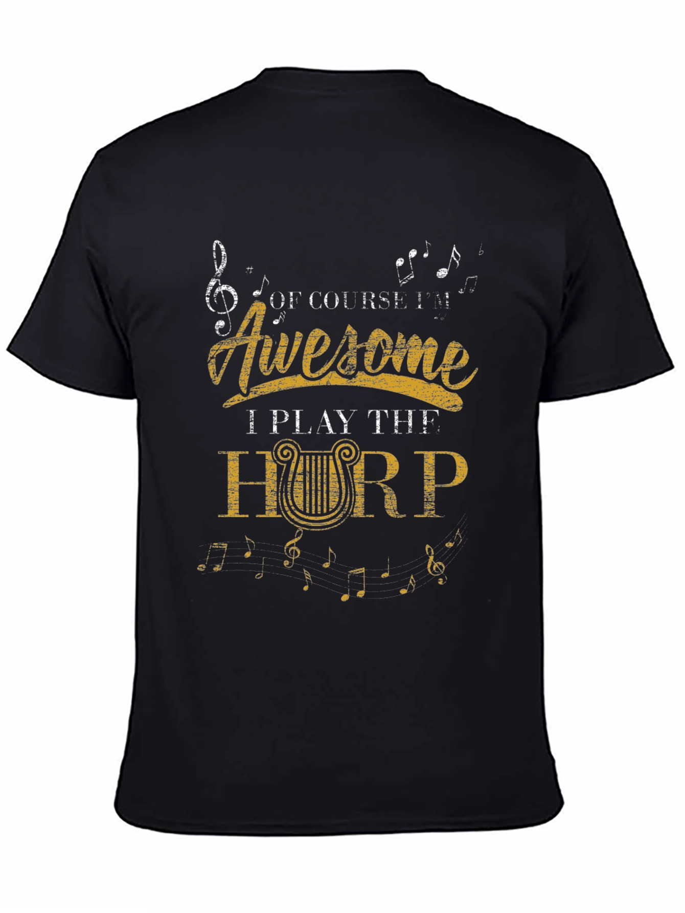Awesome Harp Player T-Shirt - Music Lover Tee