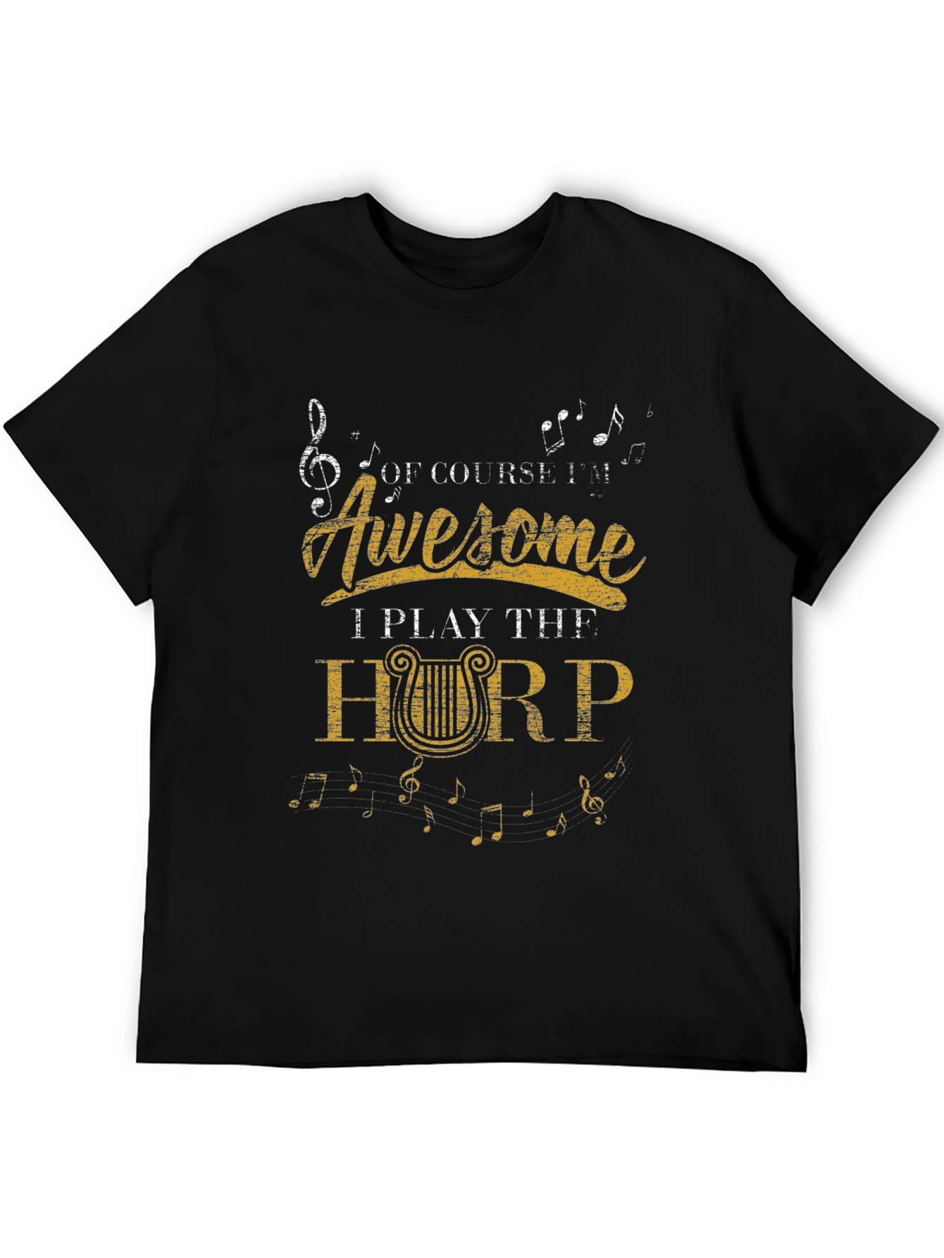 Awesome Harp Player T-Shirt - Music Lover Tee