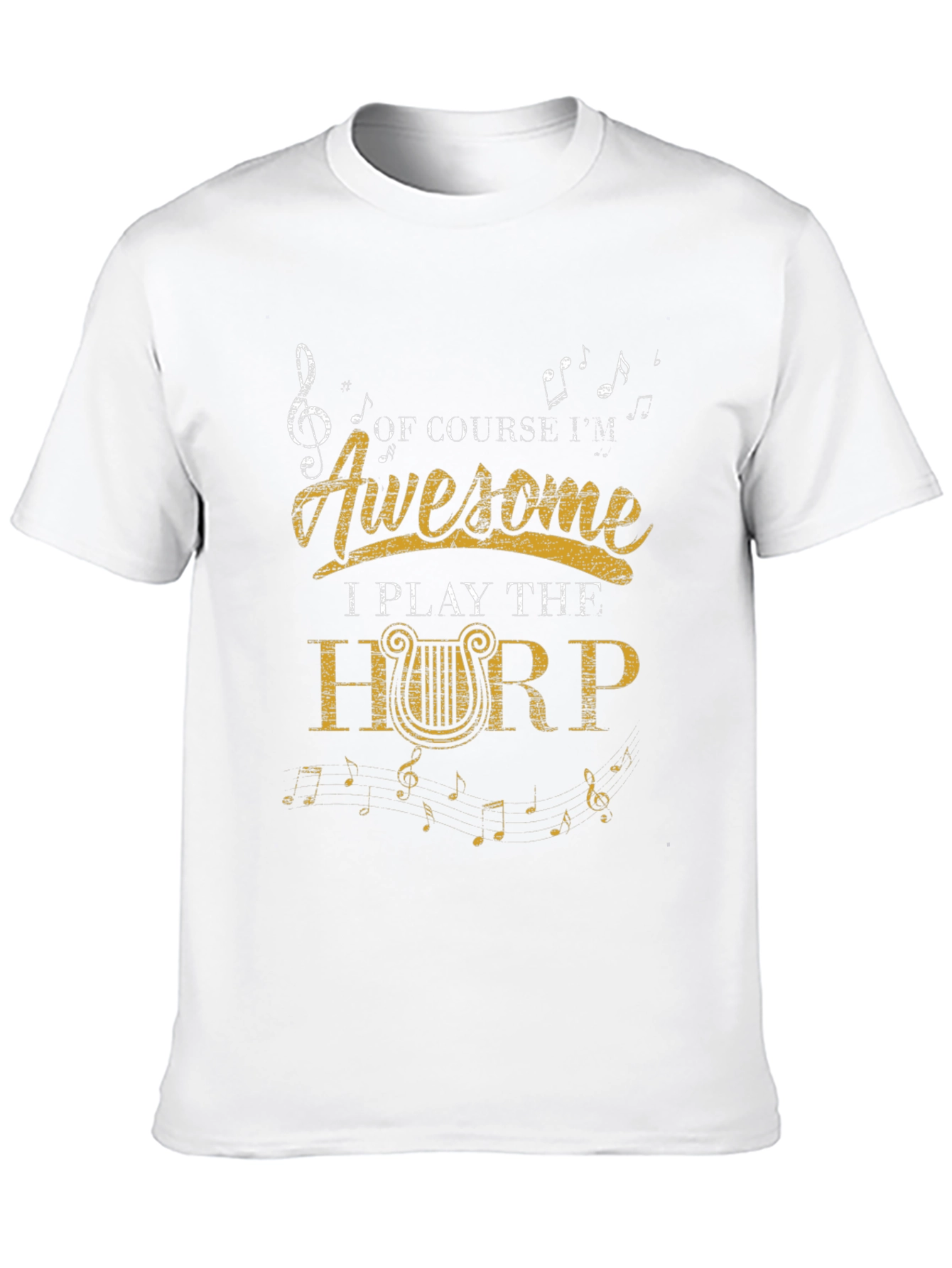 Awesome Harp Player T-Shirt - Music Lover Tee