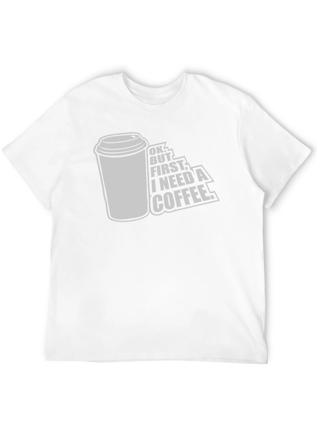 Coffee First Graphic Tee - Unisex Black T-Shirt