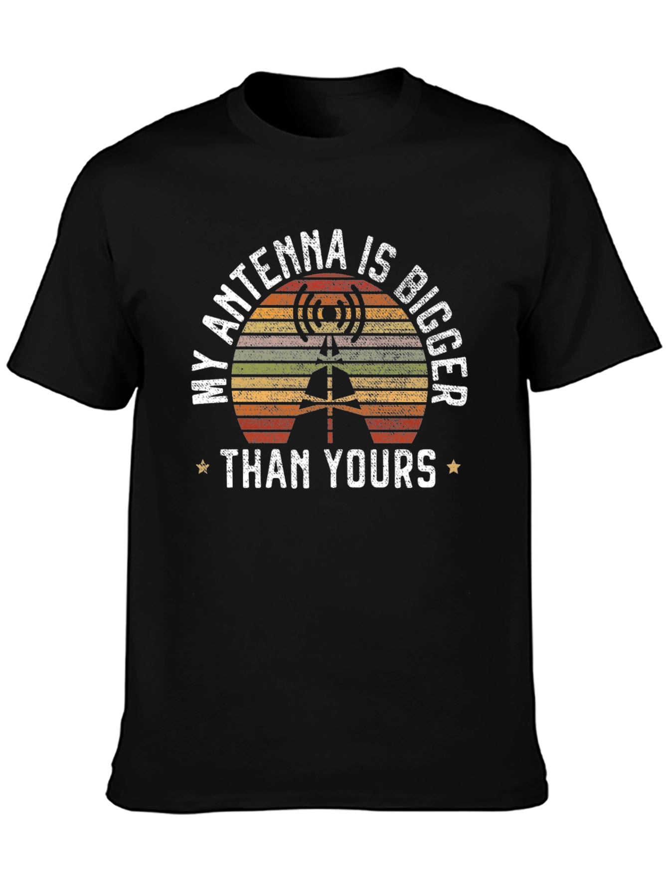 My Antenna Is Bigger T-Shirt - Black