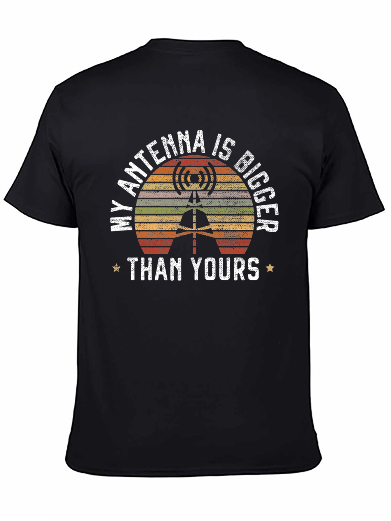 My Antenna Is Bigger T-Shirt - Black