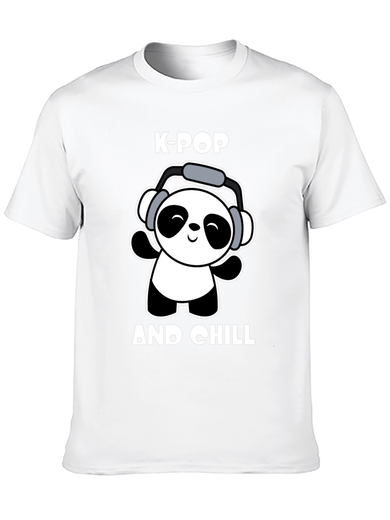 K-Pop and Chill Panda T-Shirt
