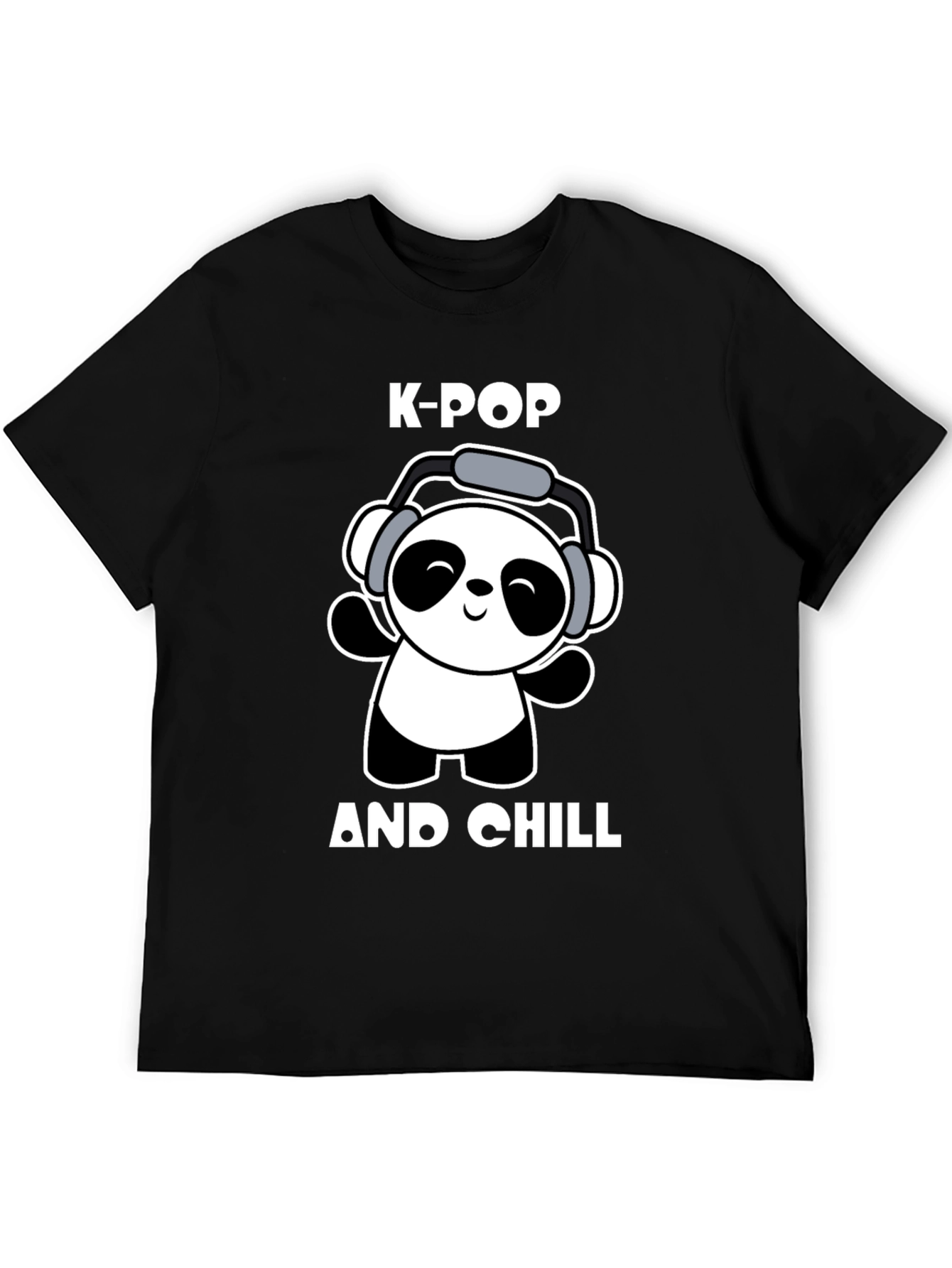 K-Pop and Chill Panda T-Shirt