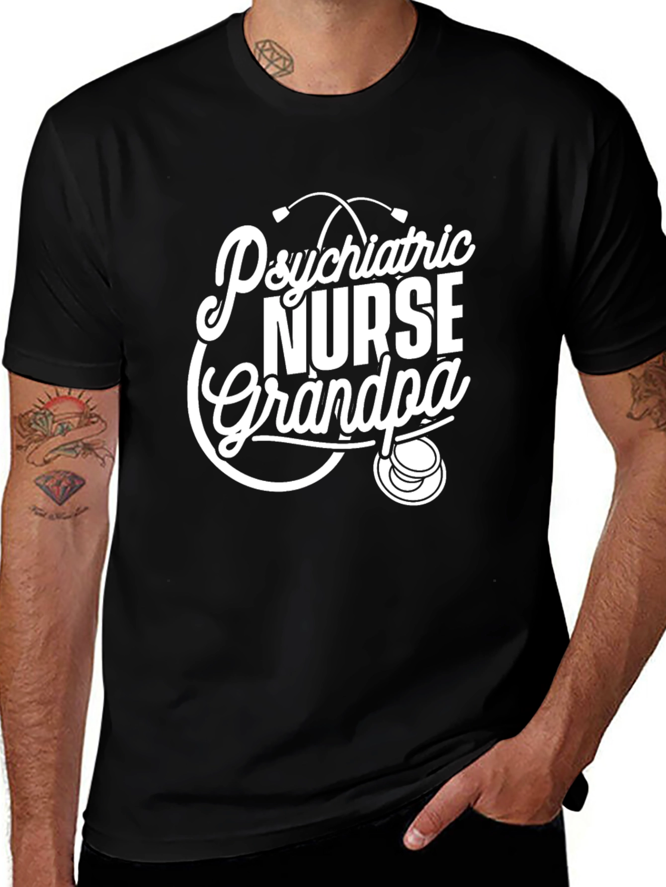 Psychiatric Nurse Grandpa T-Shirt - Unisex