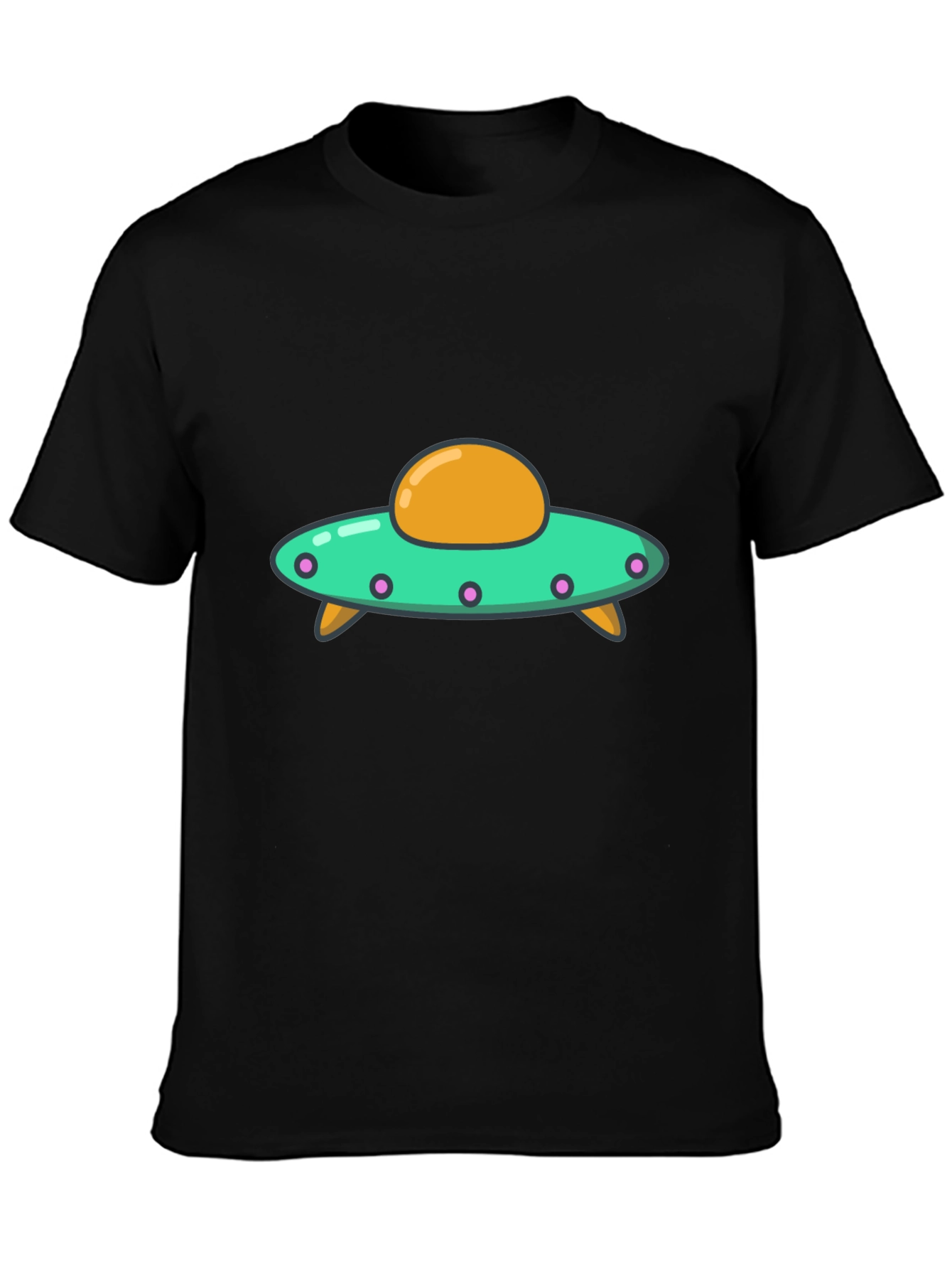 UFO Graphic T-Shirt - Fun Alien Spacecraft Design