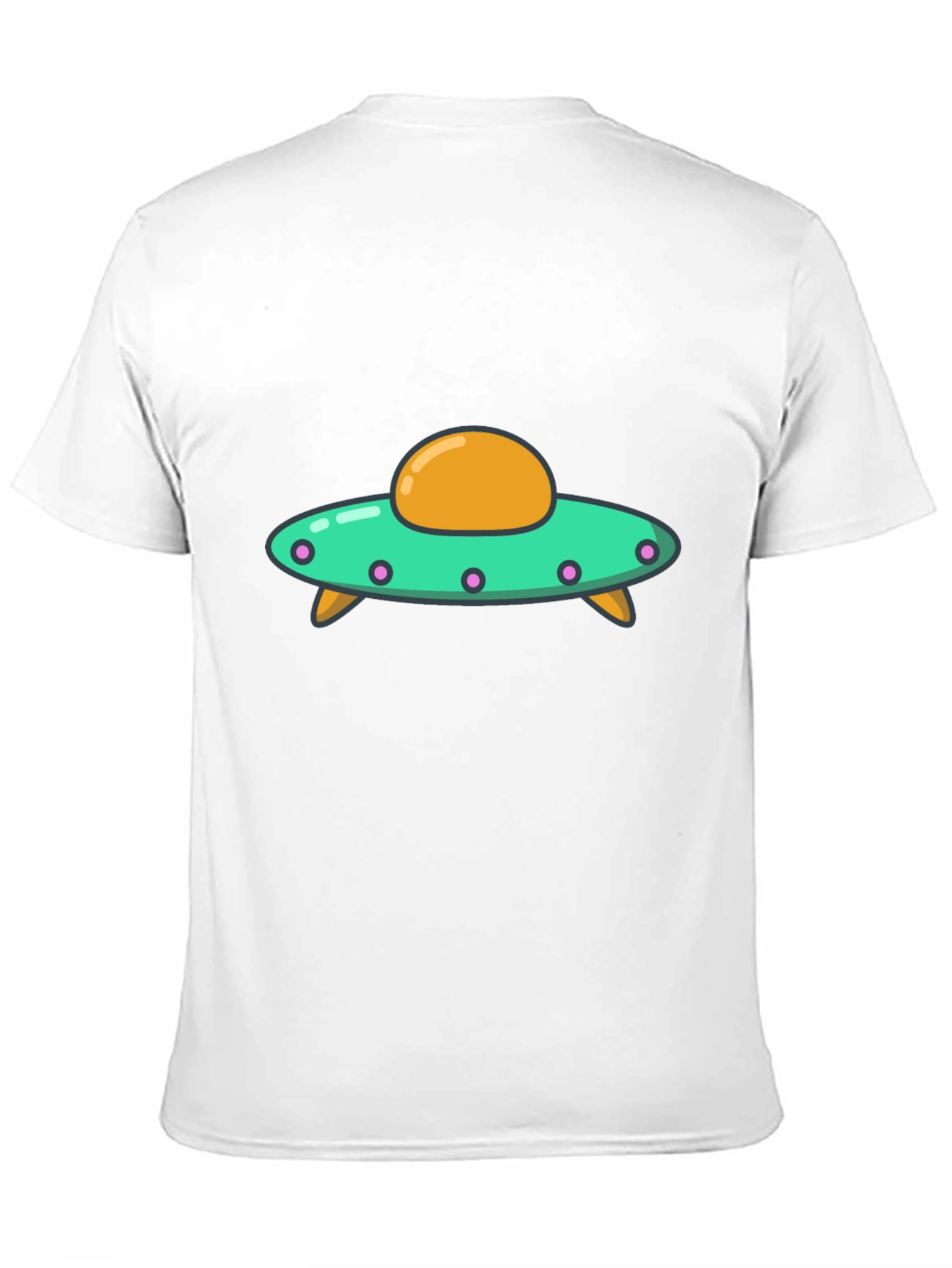 UFO Graphic T-Shirt - Fun Alien Spacecraft Design
