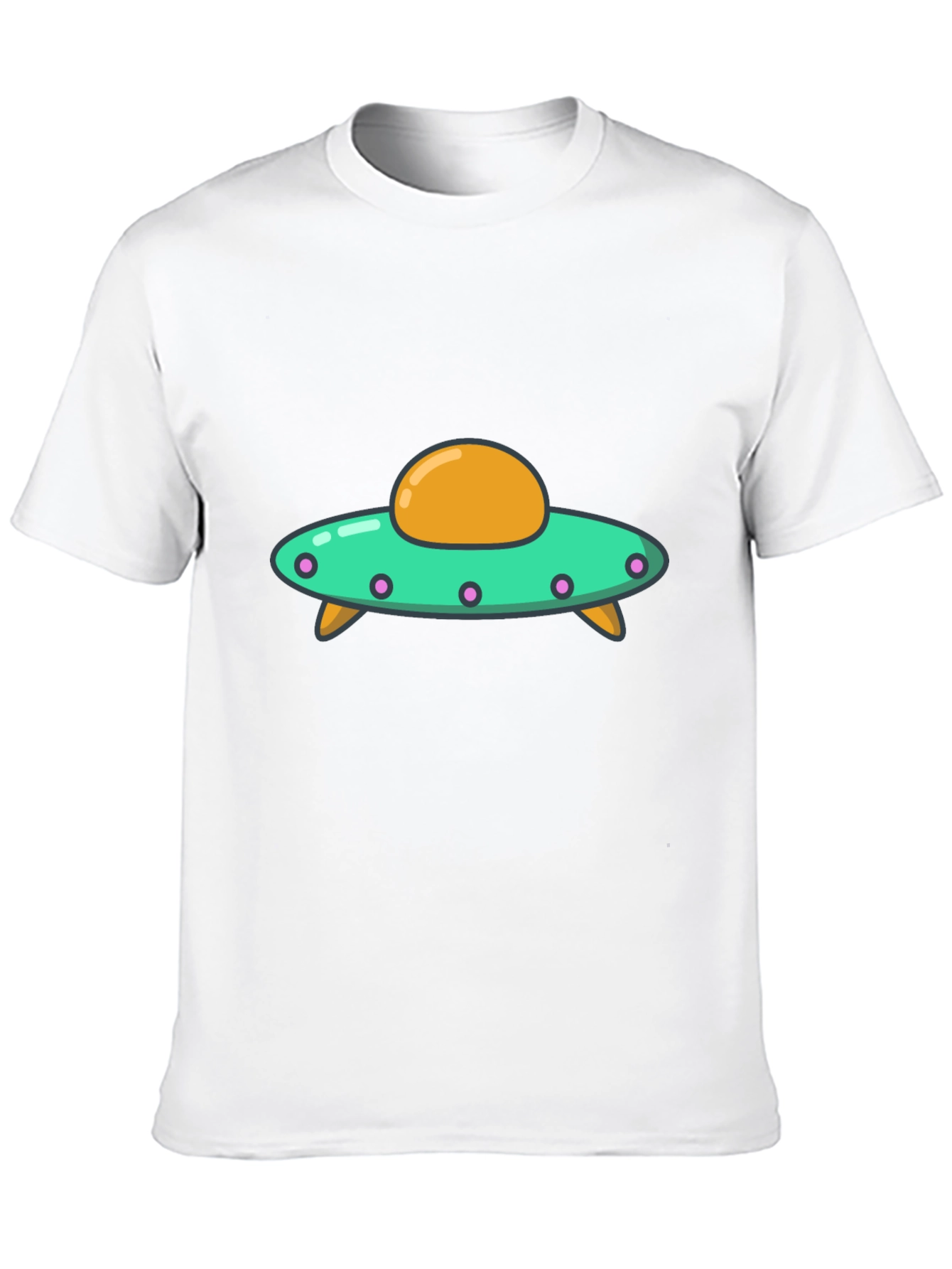 UFO Graphic T-Shirt - Fun Alien Spacecraft Design