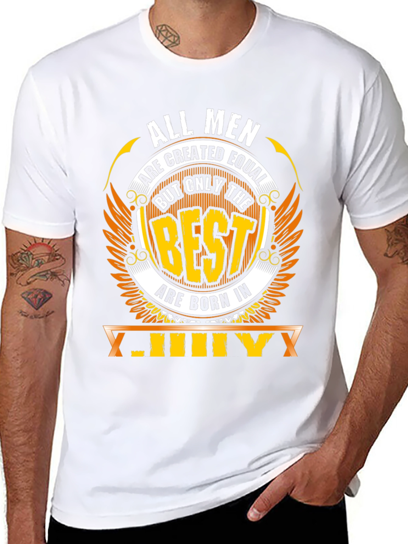 Best Men Are Born In July T-Shirt