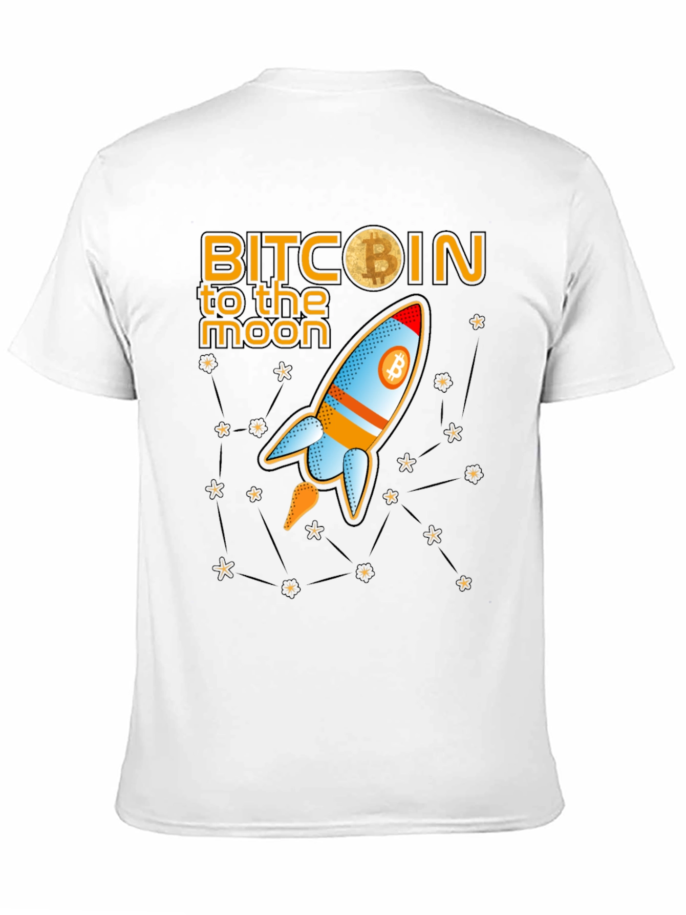Bitcoin to the Moon Graphic T-Shirt