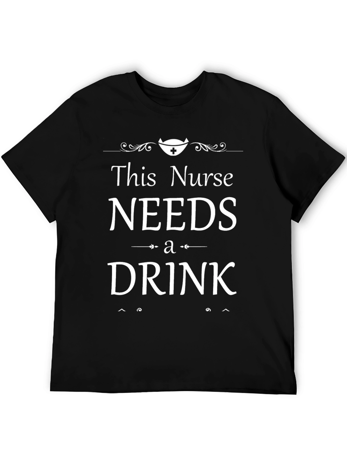 This Nurse Needs a Drink Graphic Tee