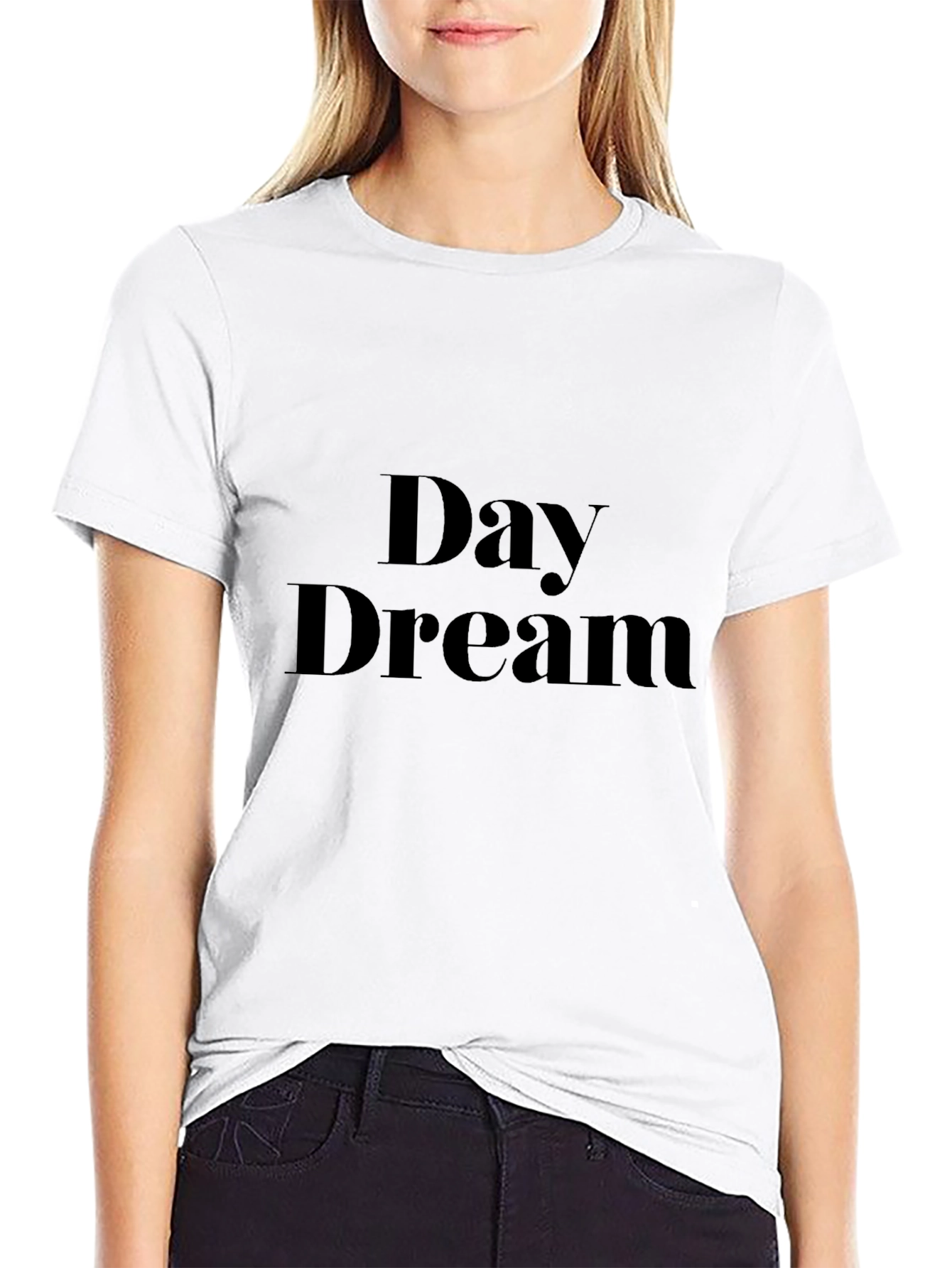Day Dream Graphic Black T-Shirt