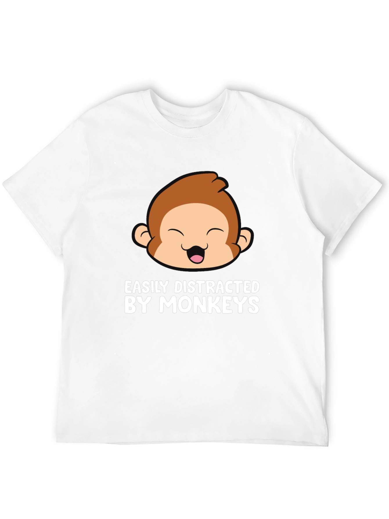 Easily Distracted By Monkeys Graphic T-Shirt
