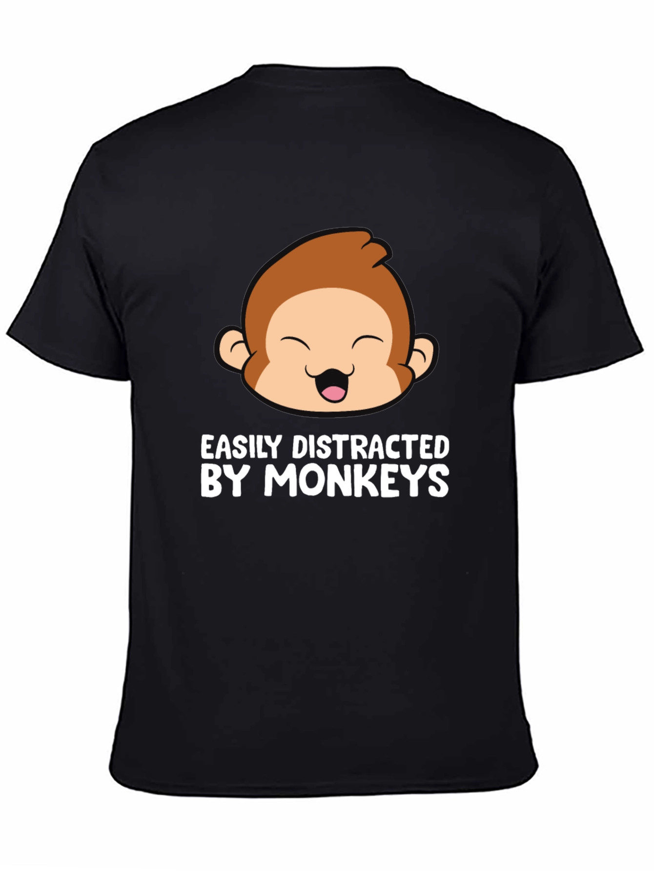 Easily Distracted By Monkeys Graphic T-Shirt
