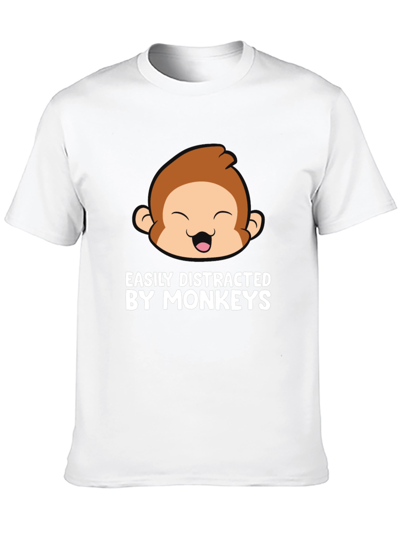 Easily Distracted By Monkeys Graphic T-Shirt
