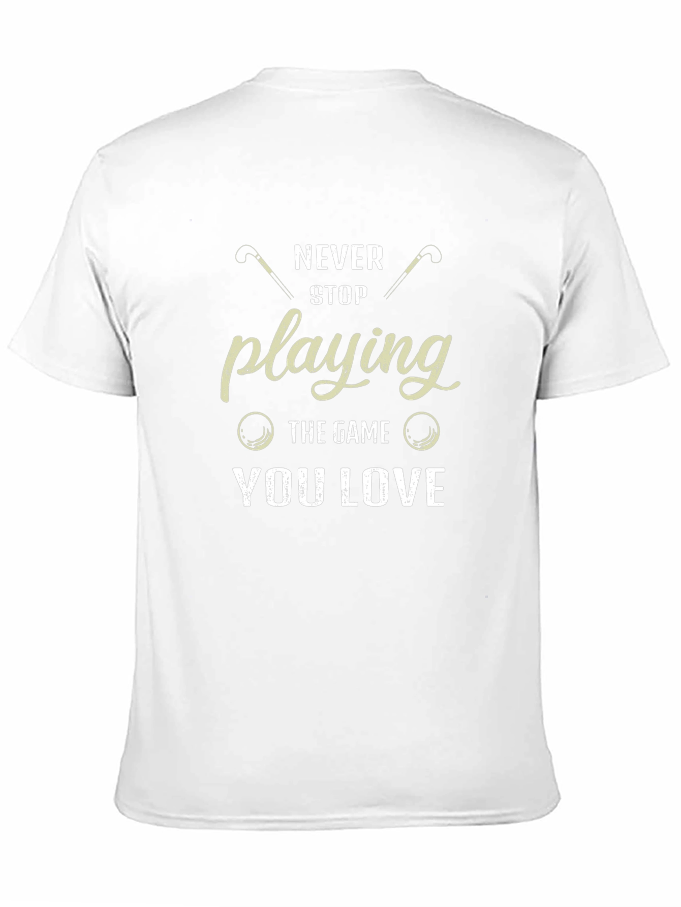 Never Stop Playing Black T-Shirt