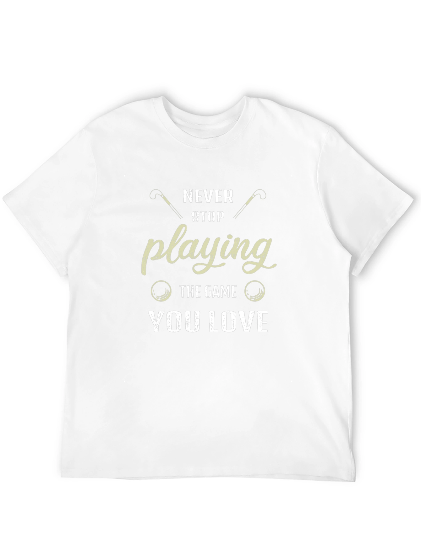 Never Stop Playing Black T-Shirt