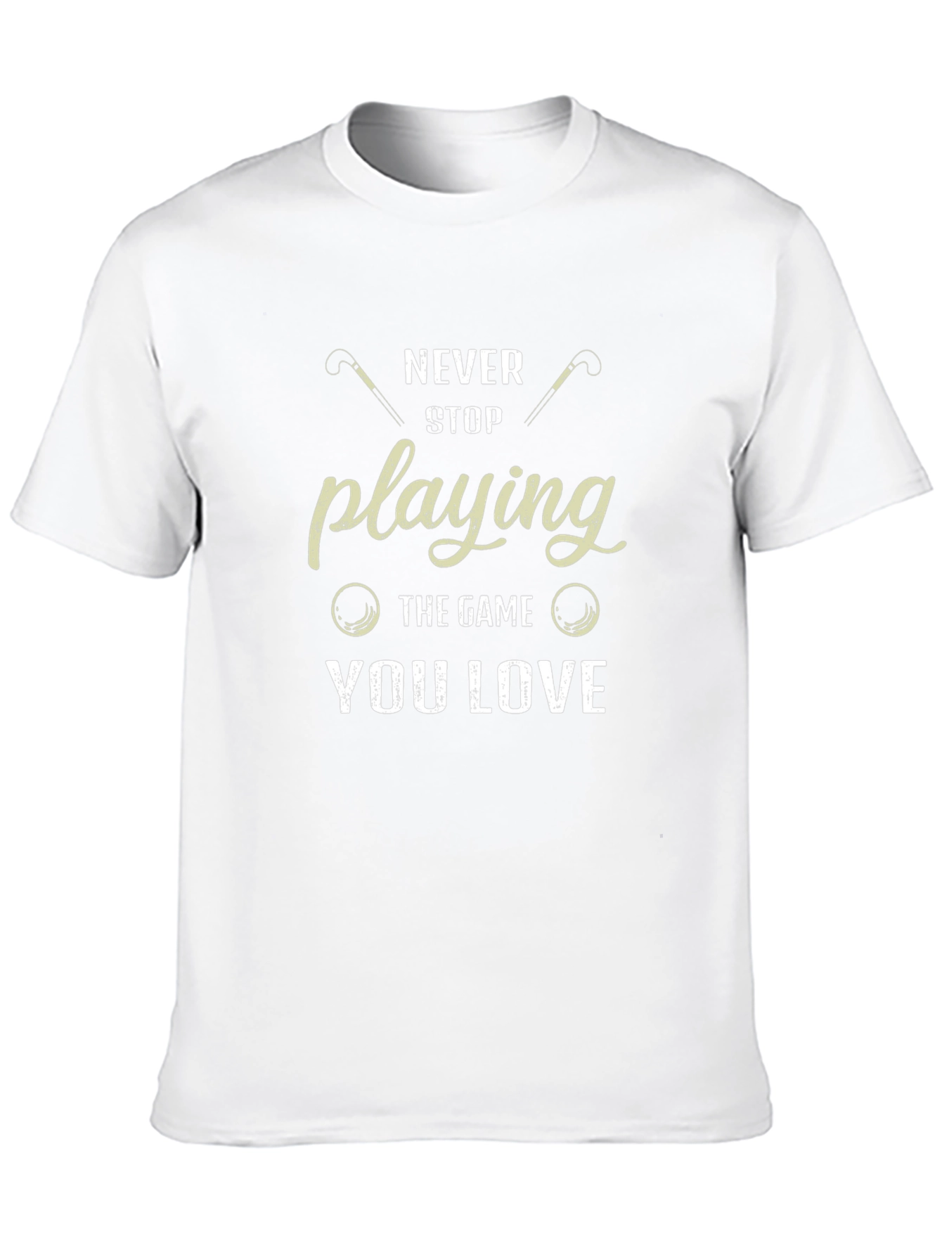 Never Stop Playing Black T-Shirt