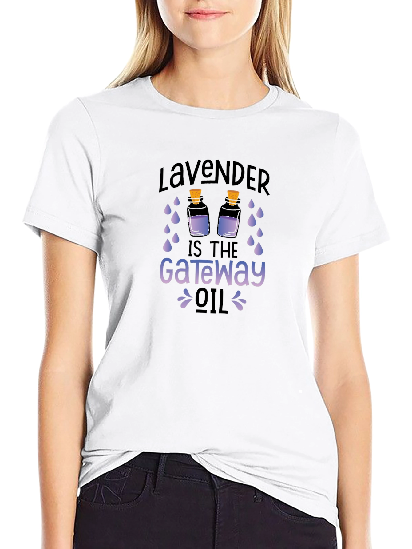 Lavender Gateway Oil Graphic Tee