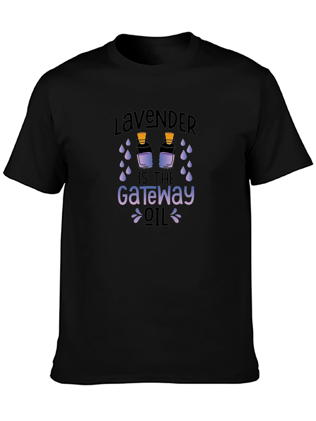Lavender Gateway Oil Graphic Tee
