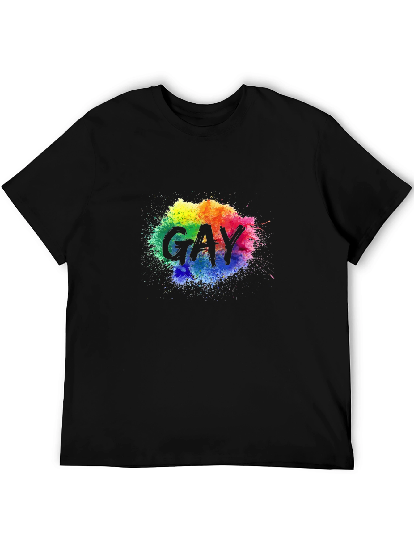 Gay Pride Rainbow Splash T-Shirt - Celebrate Love