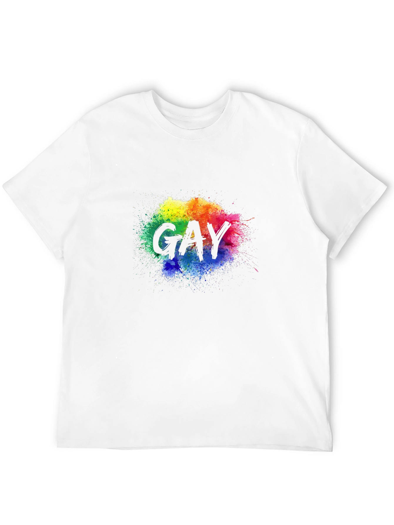 Gay Pride Rainbow Splash T-Shirt - Celebrate Love