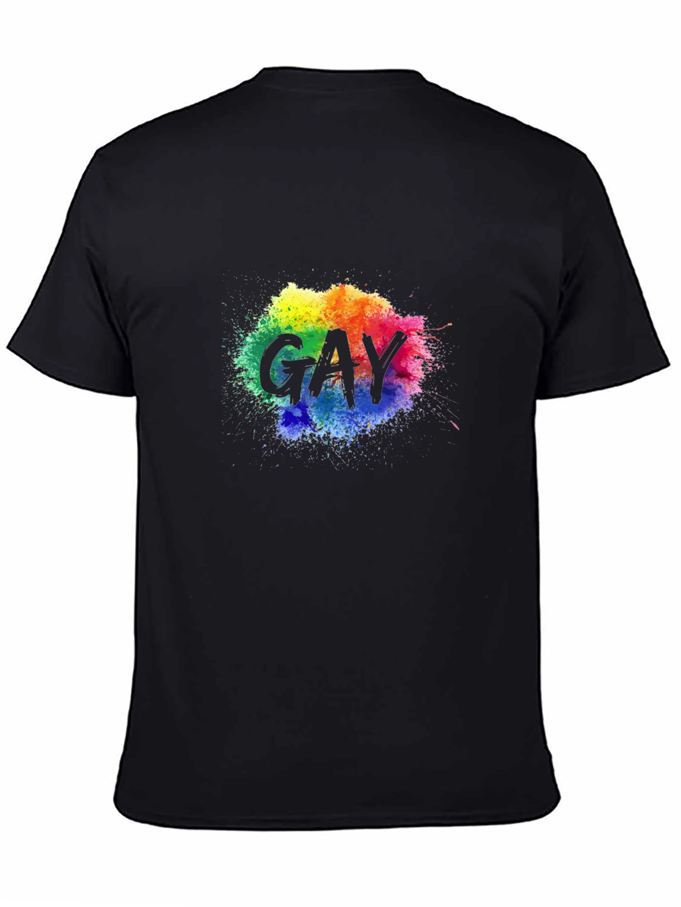 Gay Pride Rainbow Splash T-Shirt - Celebrate Love