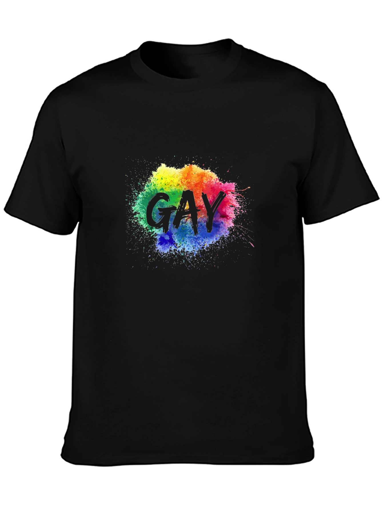 Gay Pride Rainbow Splash T-Shirt - Celebrate Love
