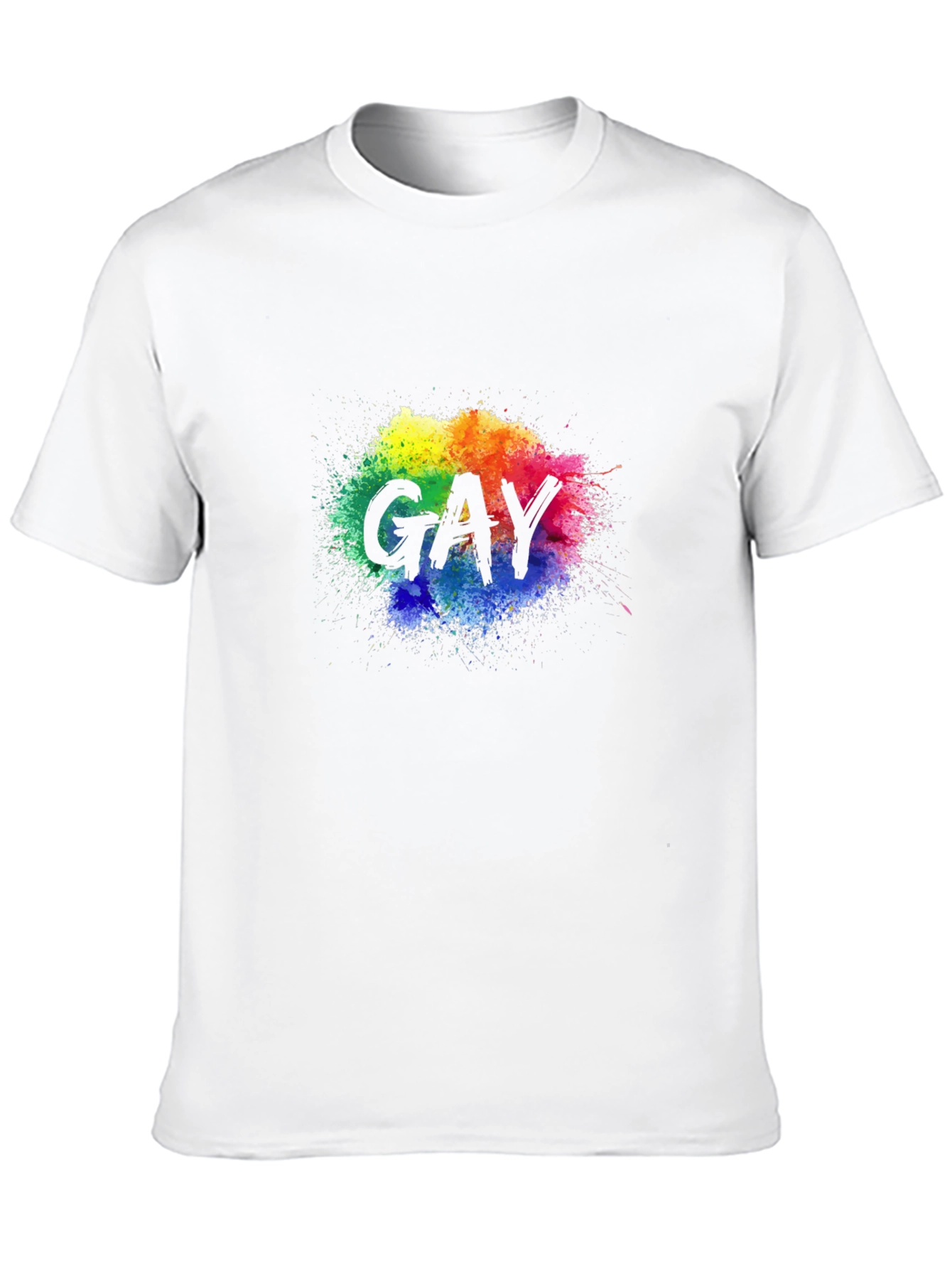 Gay Pride Rainbow Splash T-Shirt - Celebrate Love