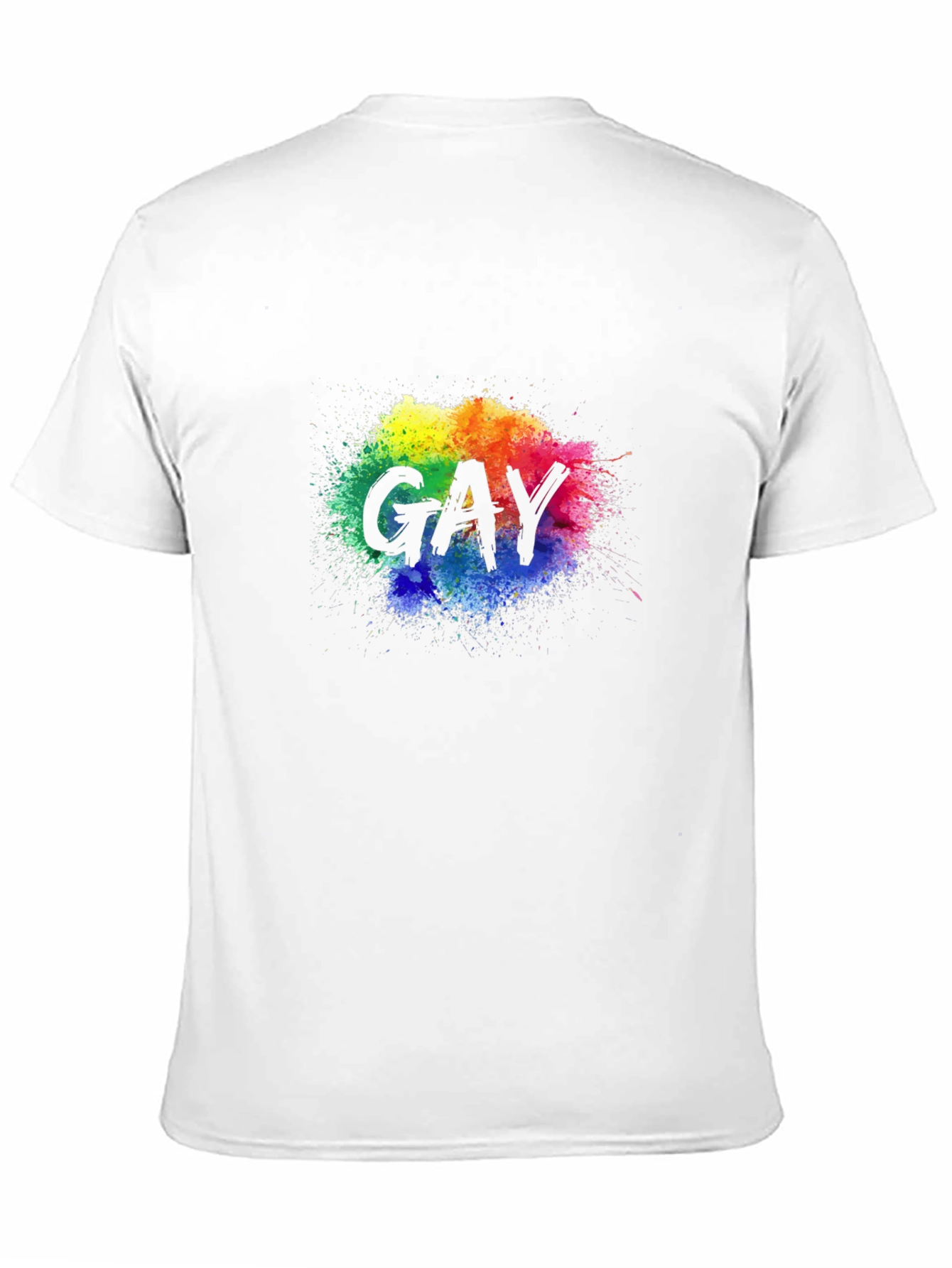 Gay Pride Rainbow Splash T-Shirt - Celebrate Love