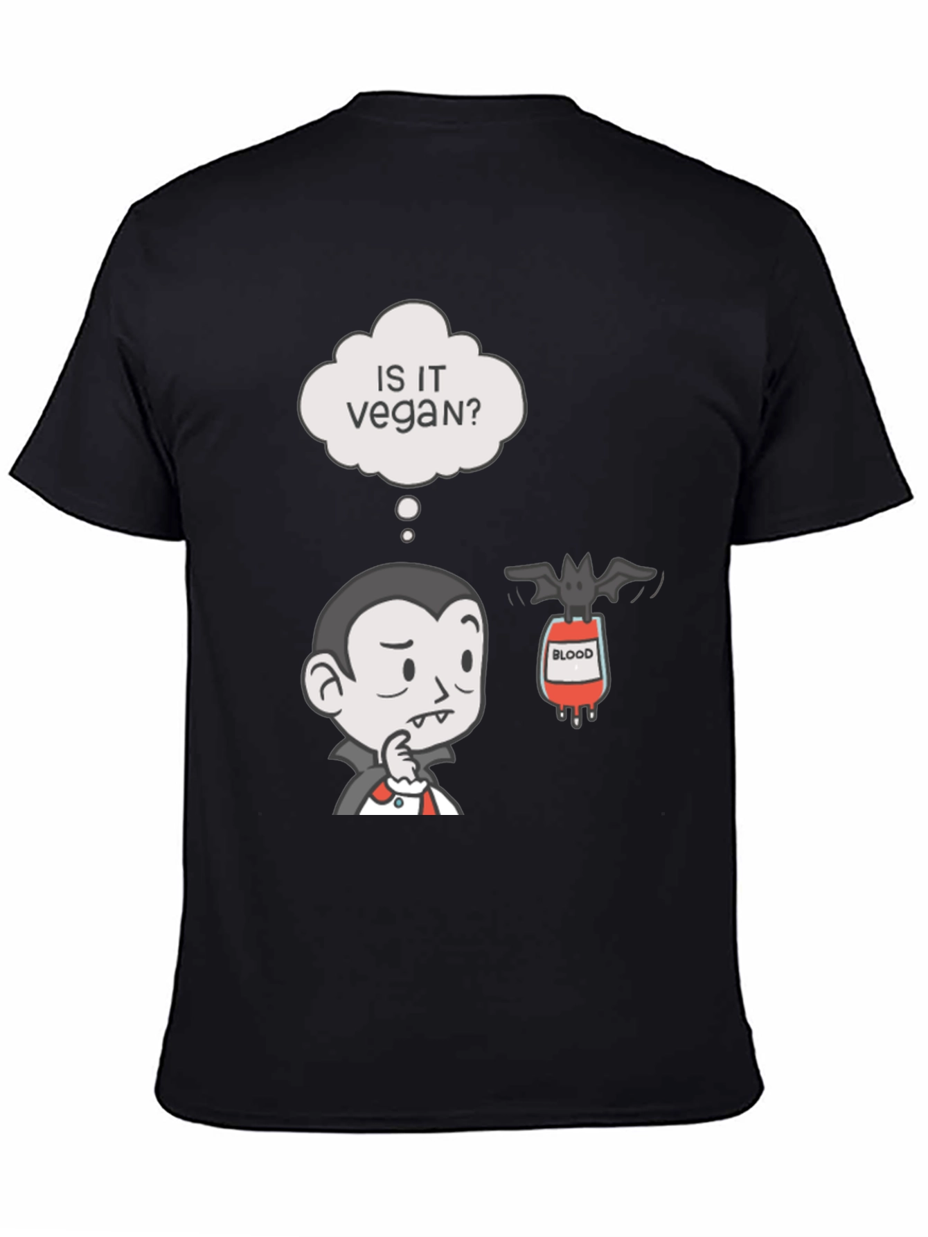 Vegan Vampire Humor T-Shirt