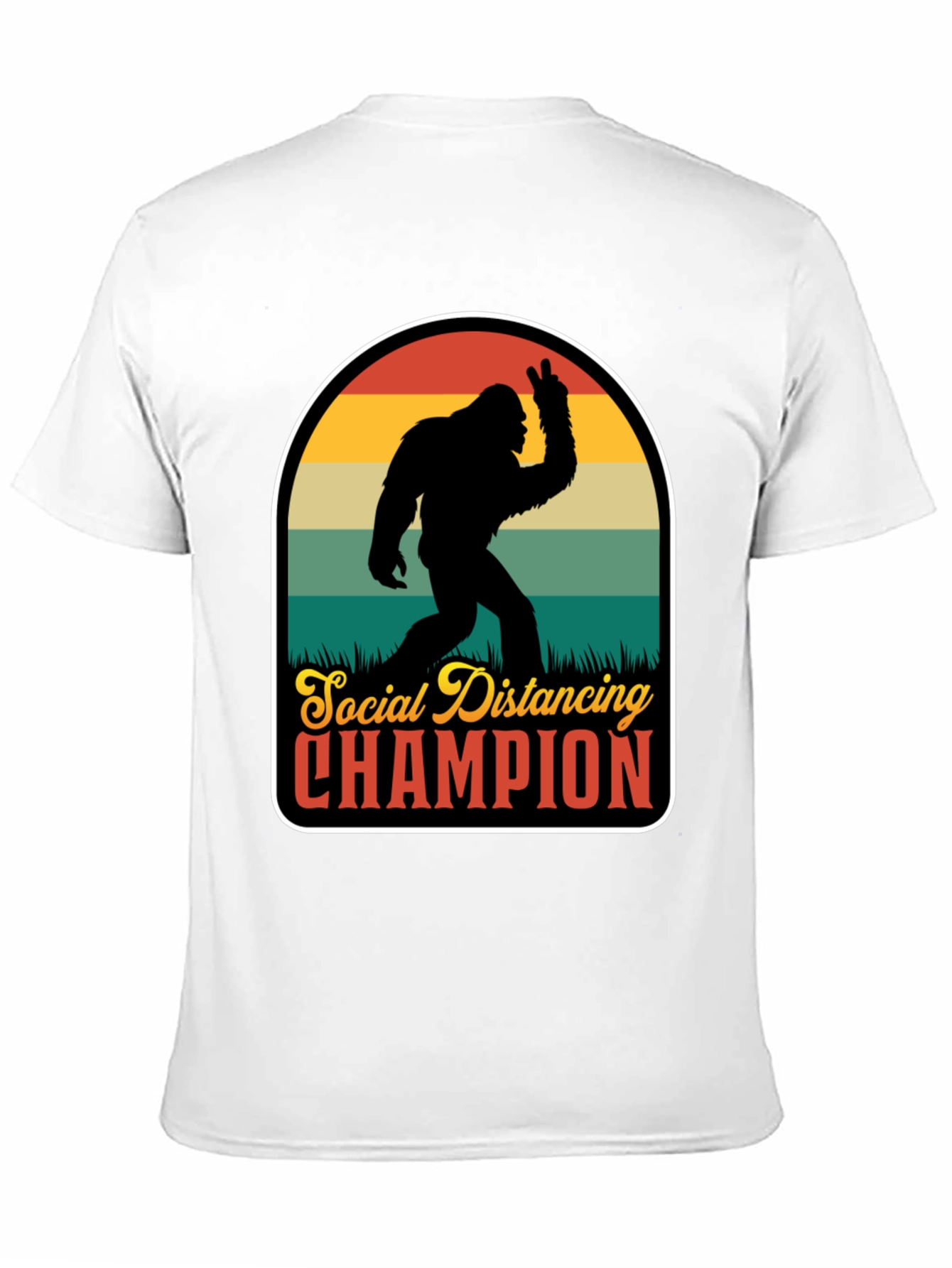 Social Distancing Champion Graphic Tee