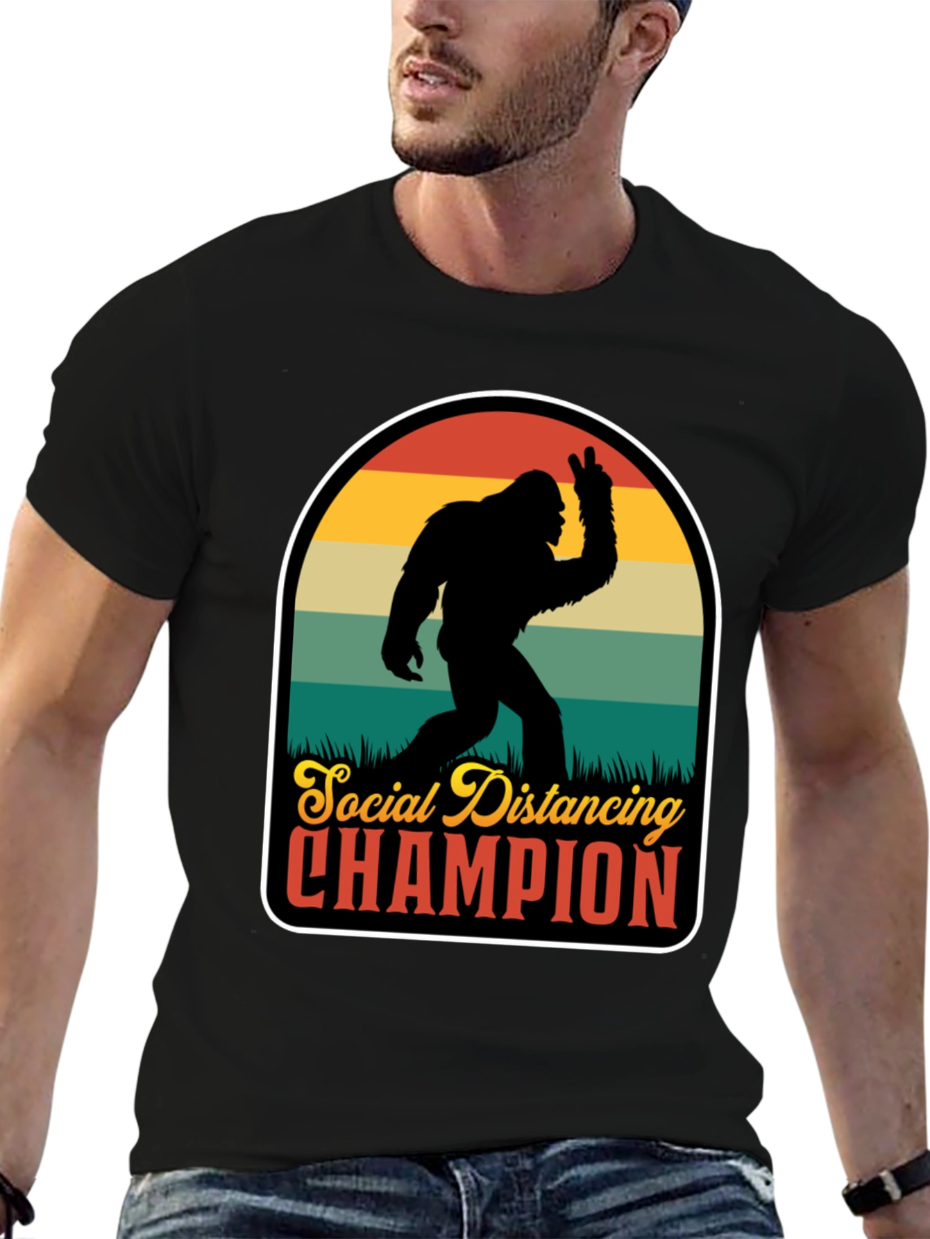 Social Distancing Champion Graphic Tee