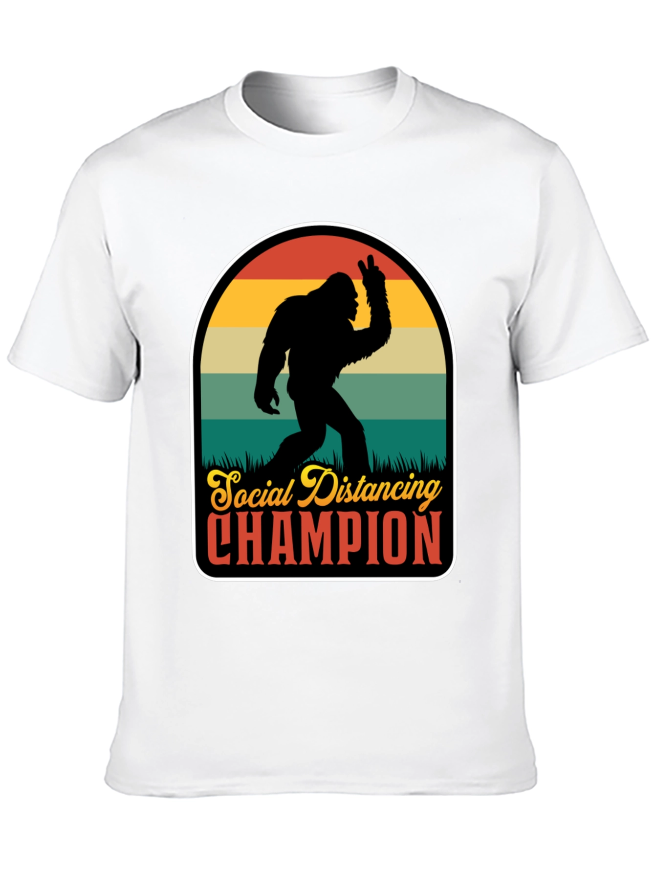 Social Distancing Champion Graphic Tee