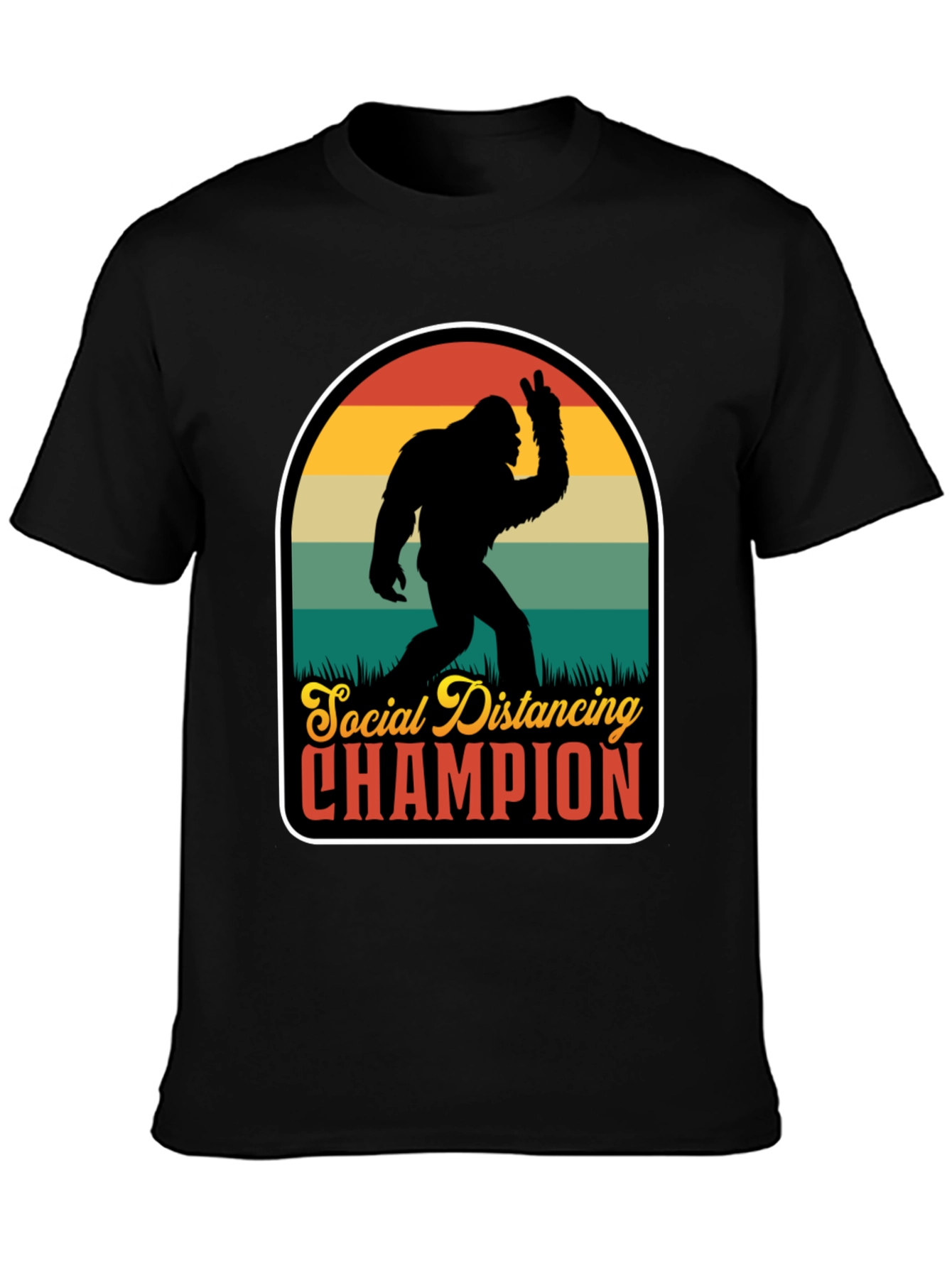Social Distancing Champion Graphic Tee