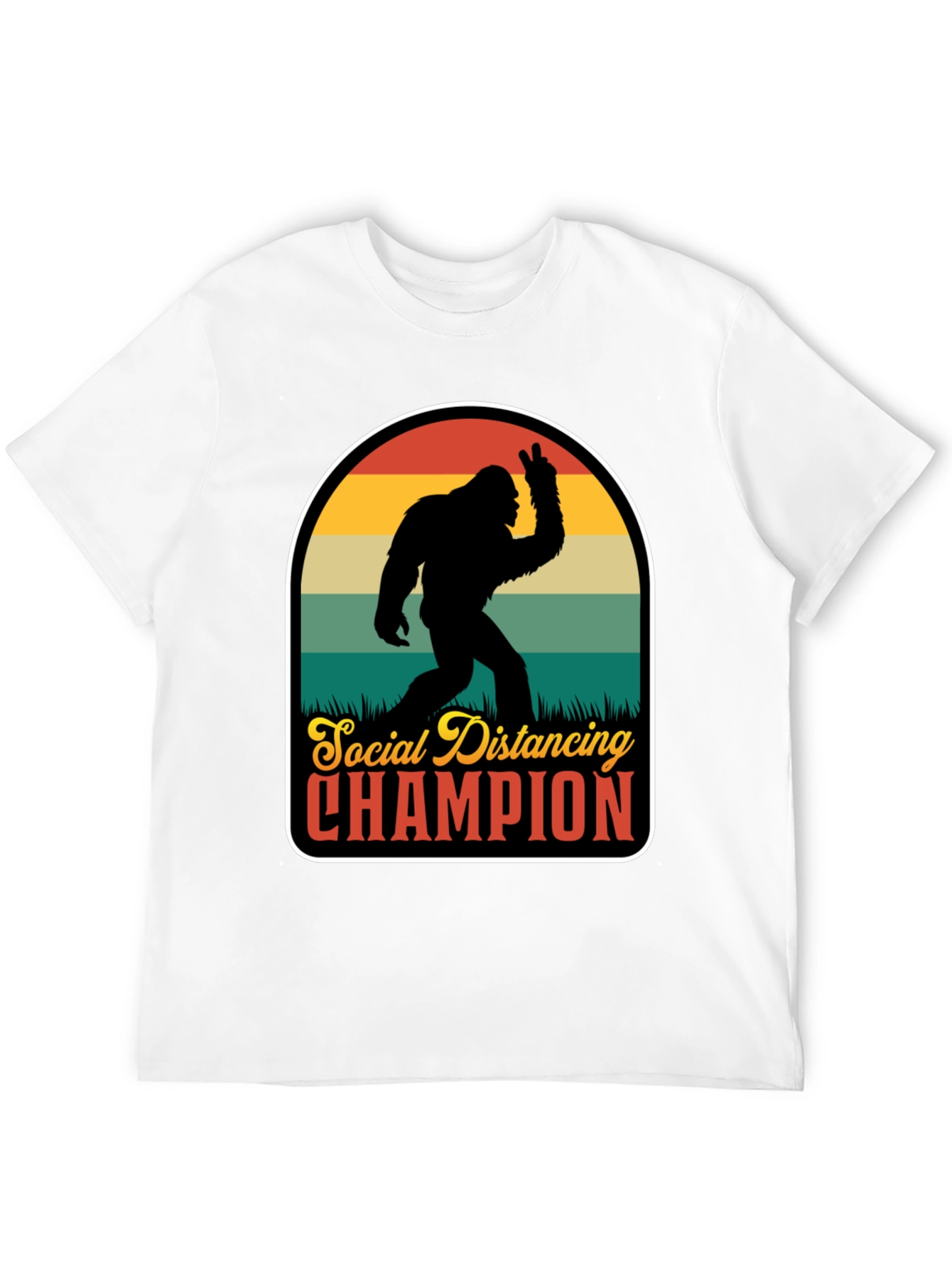 Social Distancing Champion Graphic Tee