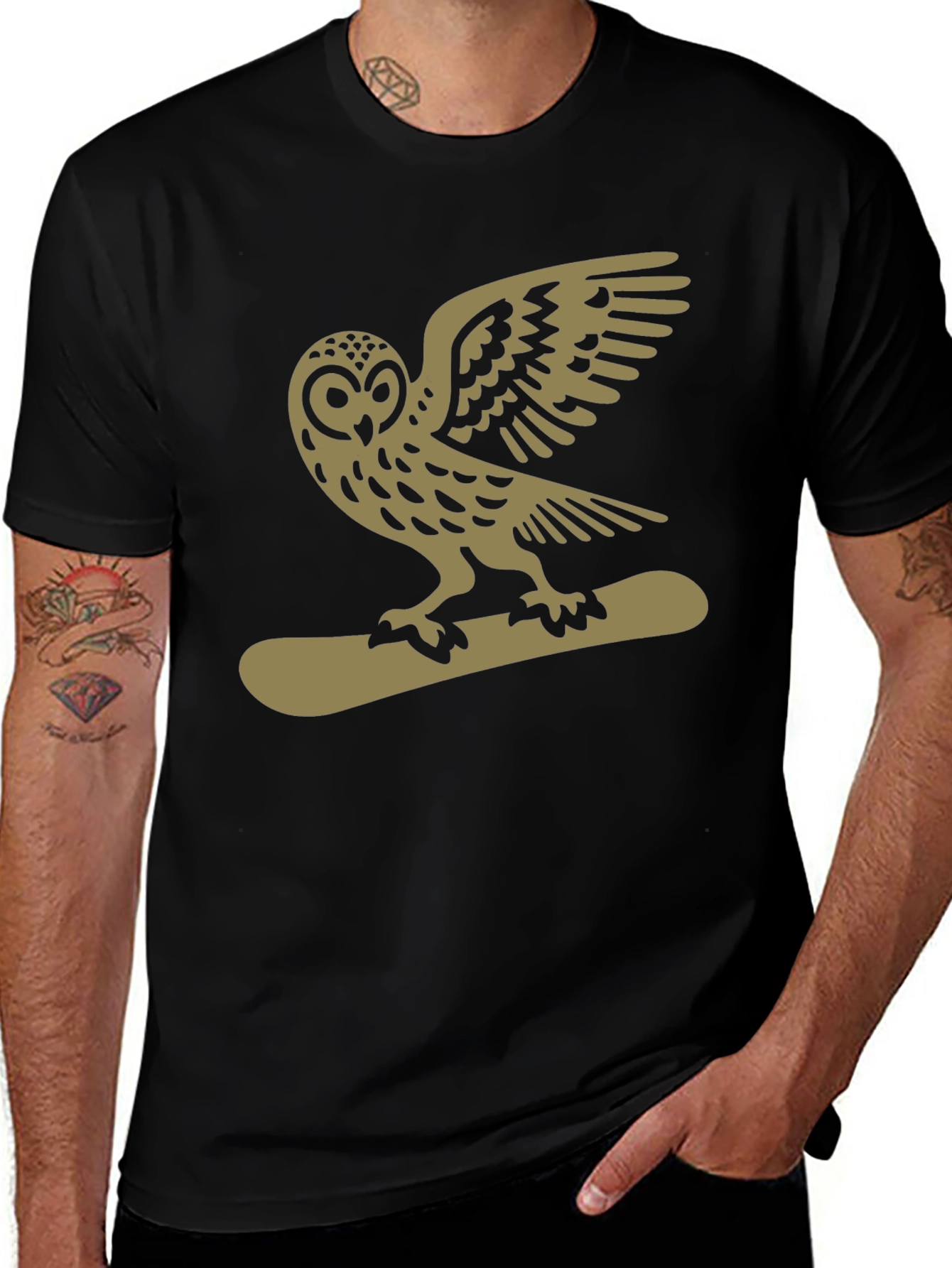 Owl Snowboard T-Shirt - Ride in Style!