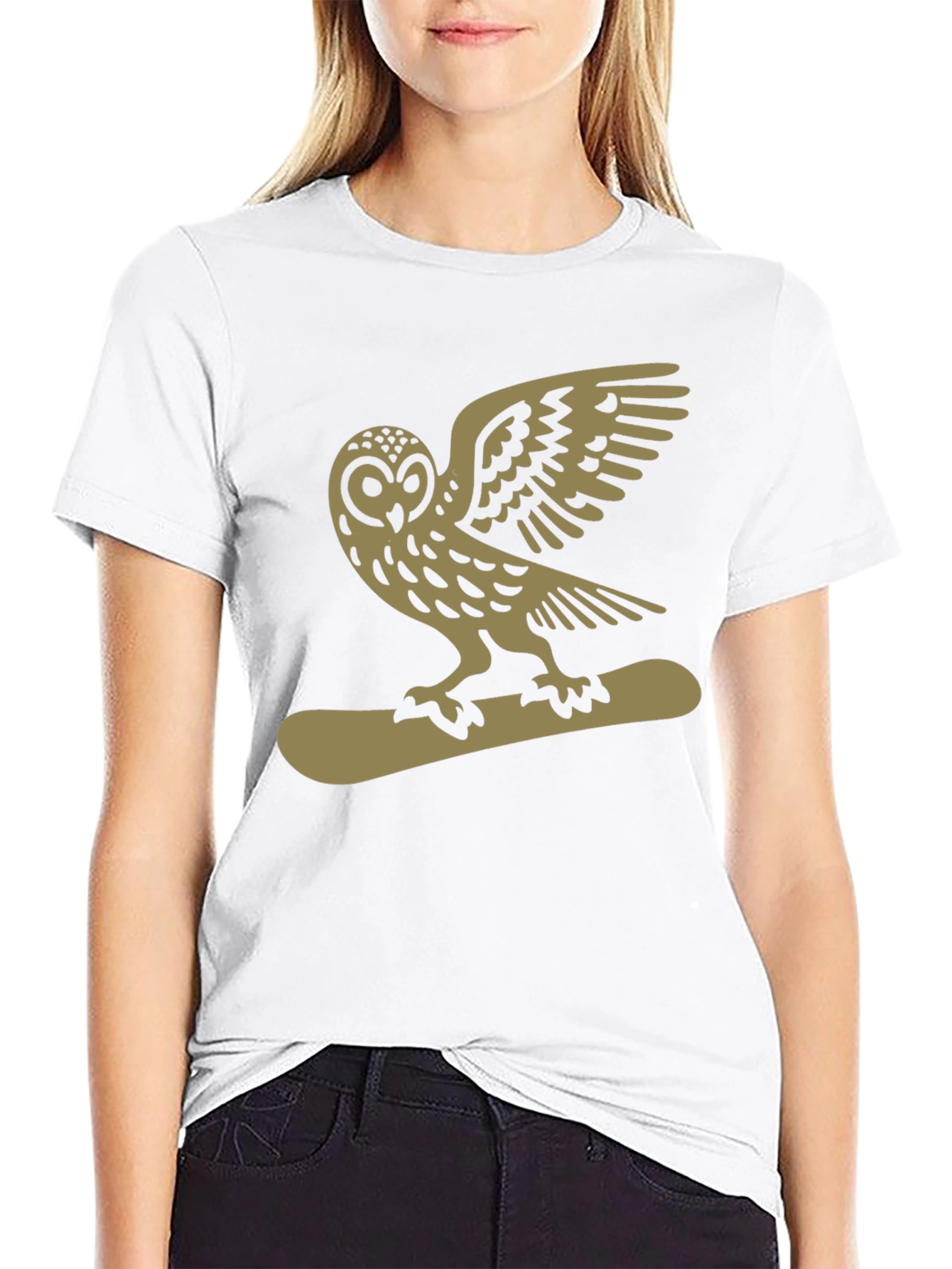 Owl Snowboard T-Shirt - Ride in Style!