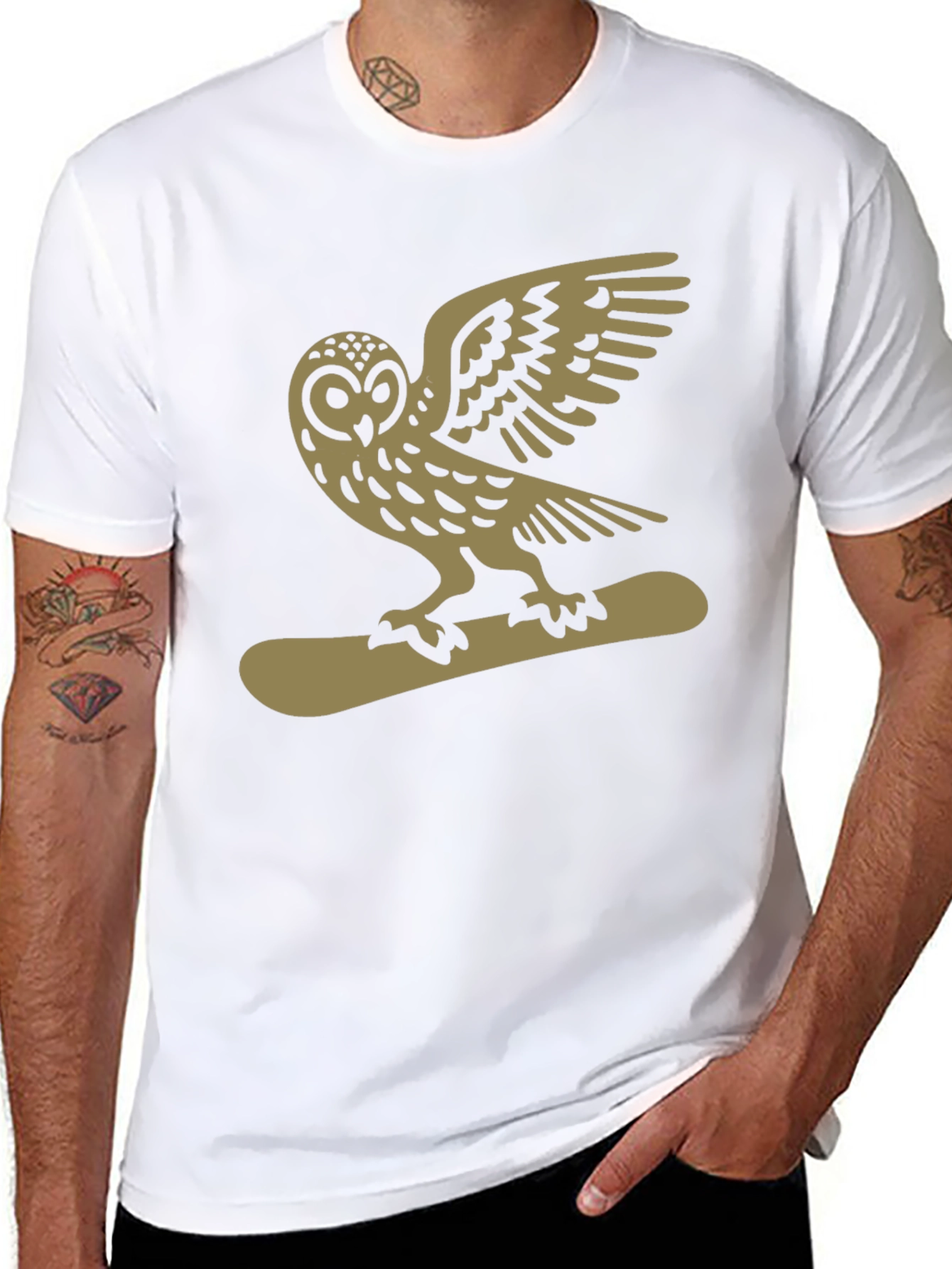 Owl Snowboard T-Shirt - Ride in Style!