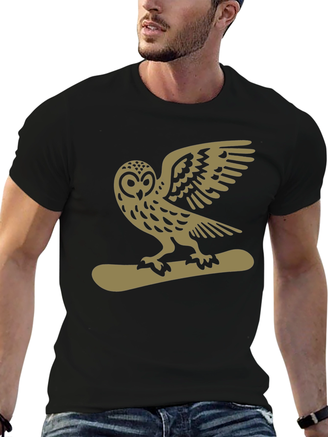 Owl Snowboard T-Shirt - Ride in Style!