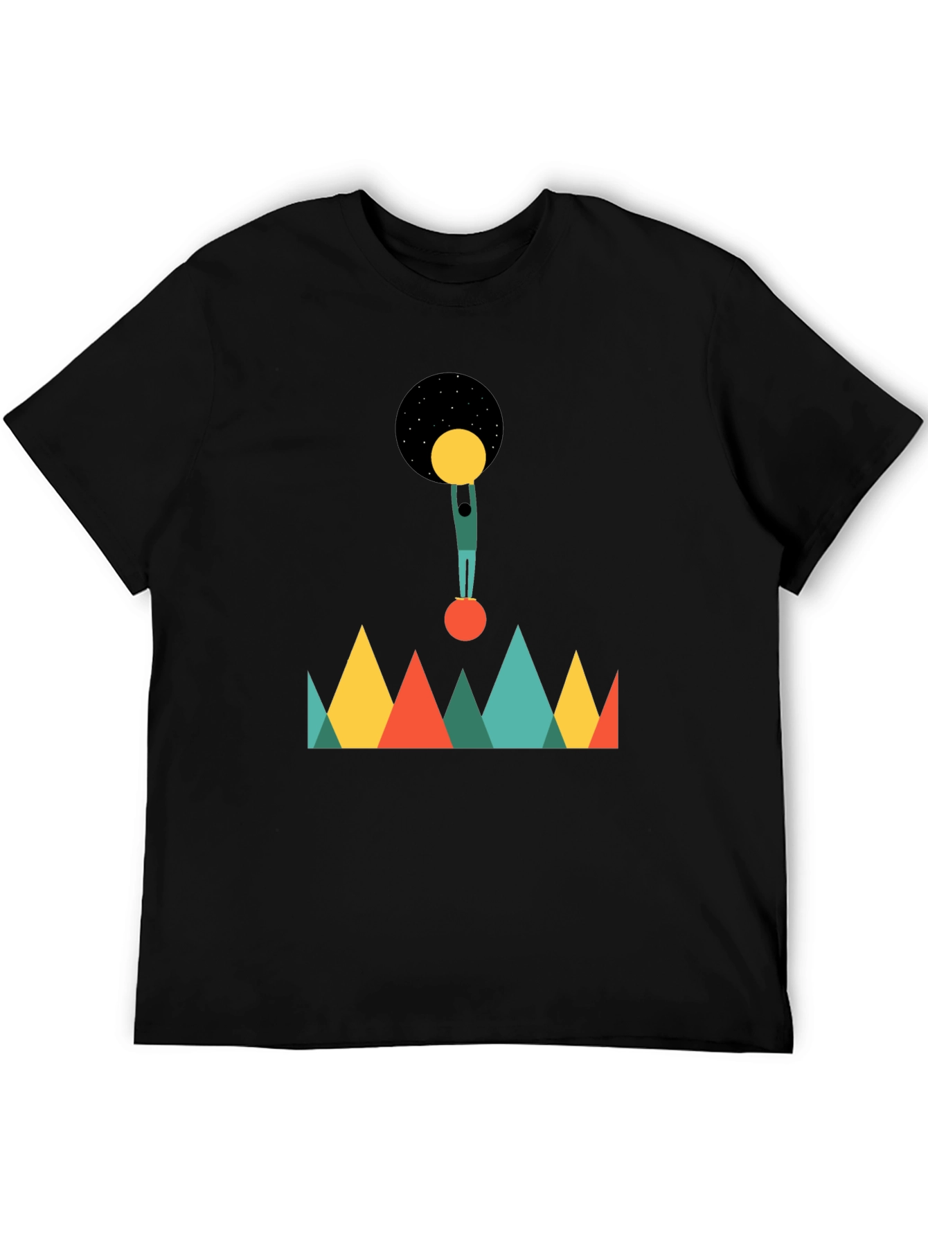 Cosmic Balance Graphic Tee - Unique Design