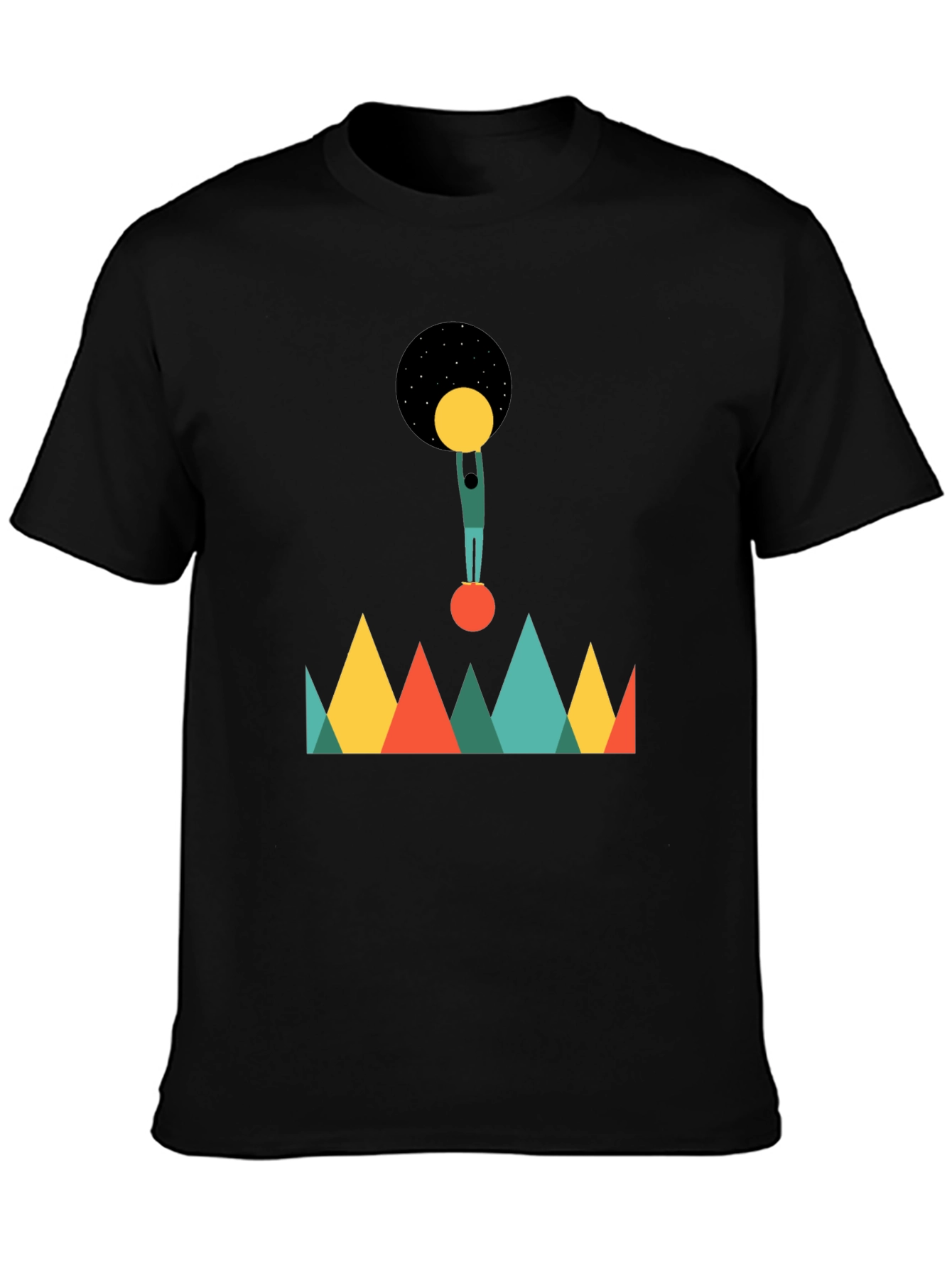 Cosmic Balance Graphic Tee - Unique Design
