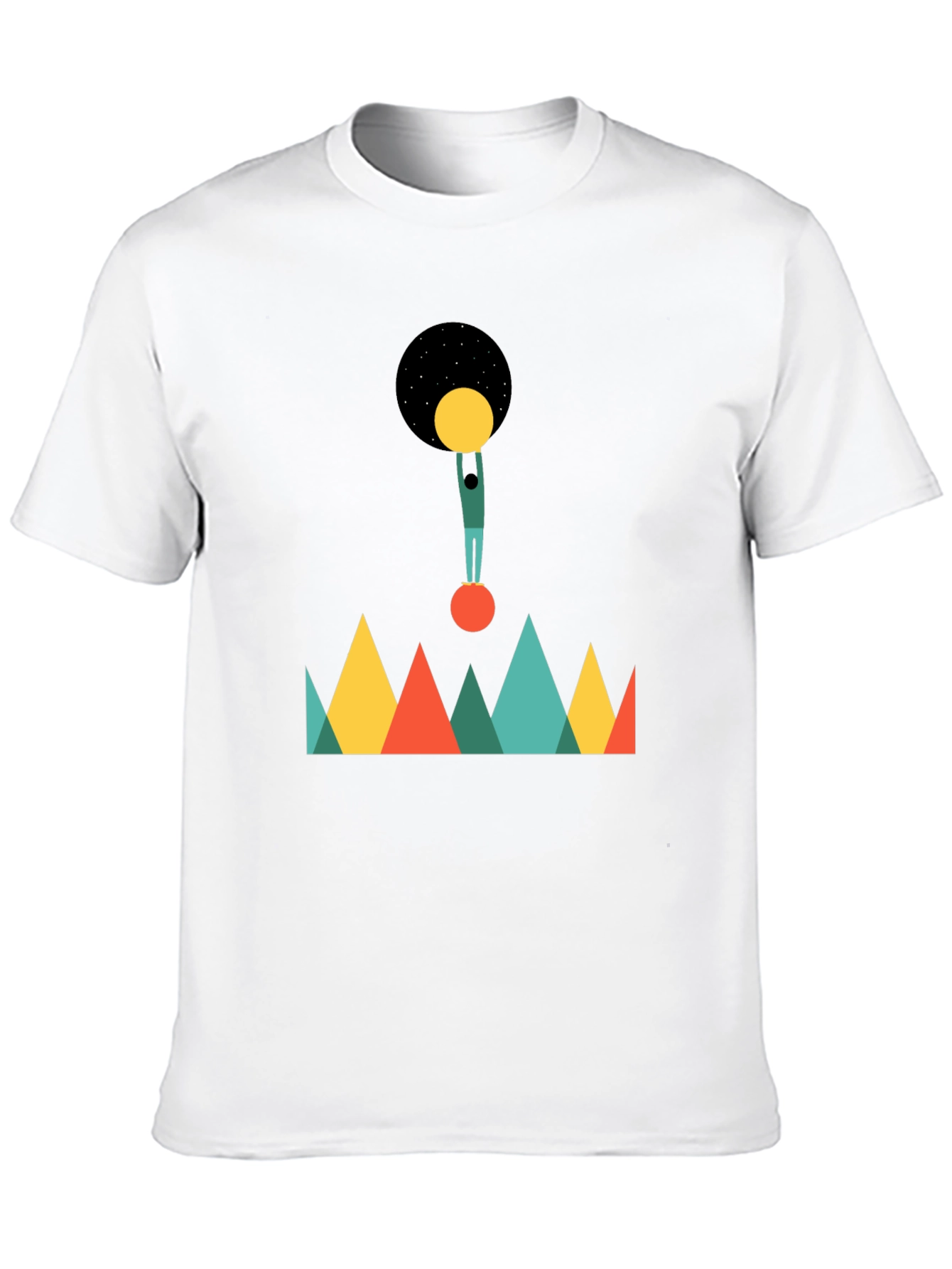 Cosmic Balance Graphic Tee - Unique Design
