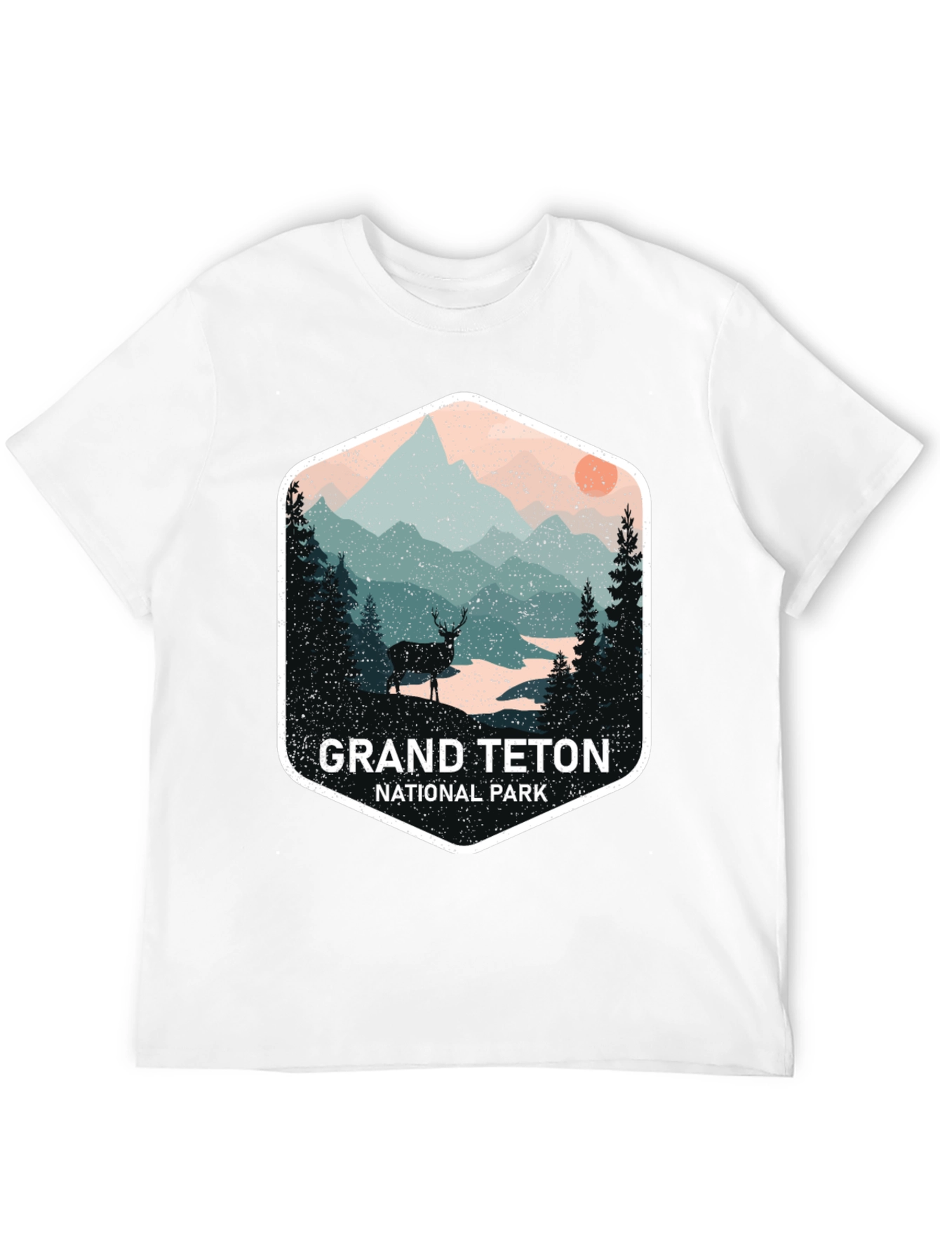 Grand Teton National Park Graphic Tee - Black