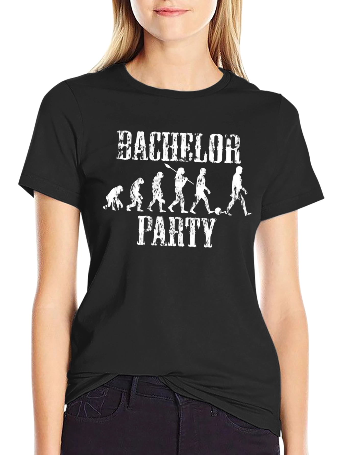 Bachelor Party Evolution Graphic T-Shirt