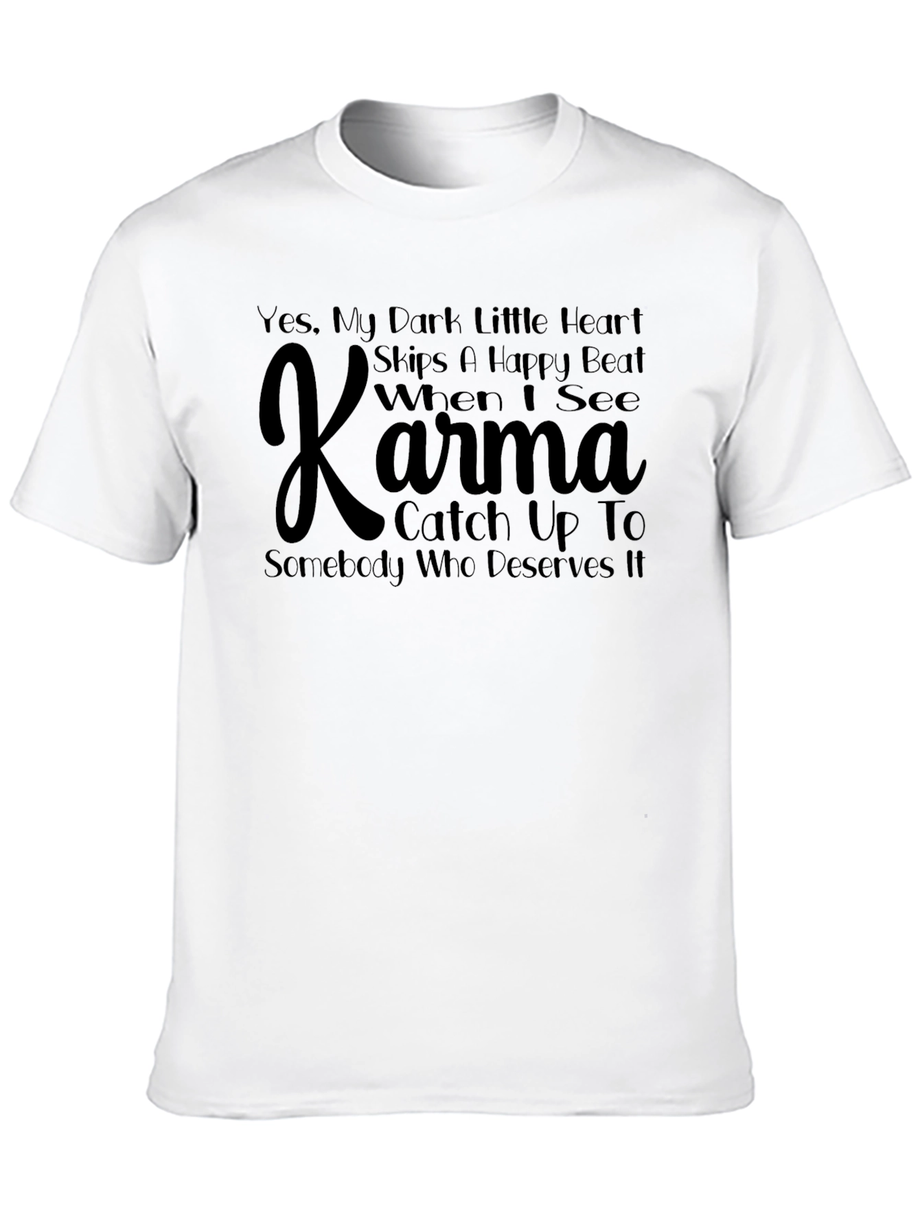 Dark Heart Karma Graphic Tee