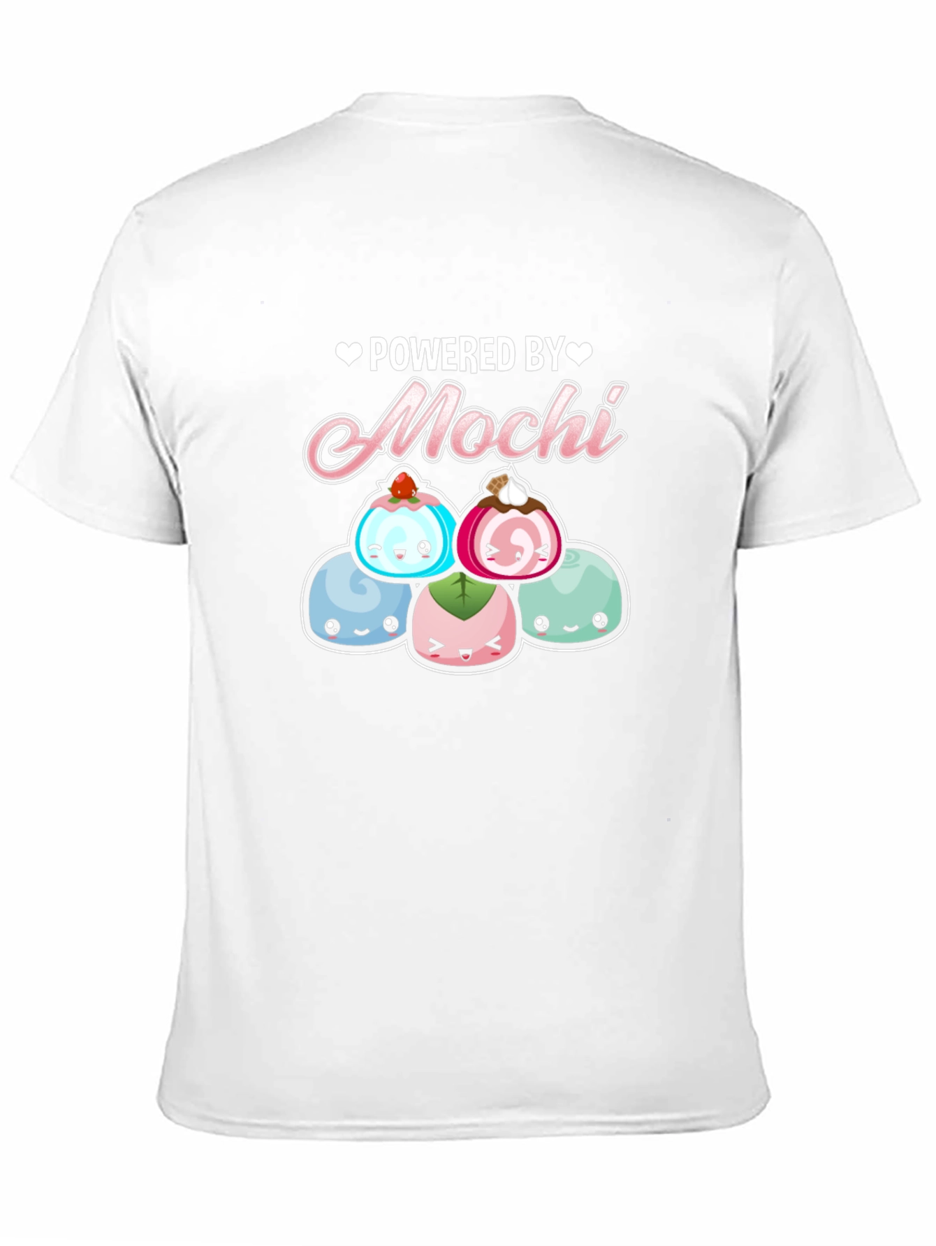 Powered by Mochi Cute Anime T-Shirt