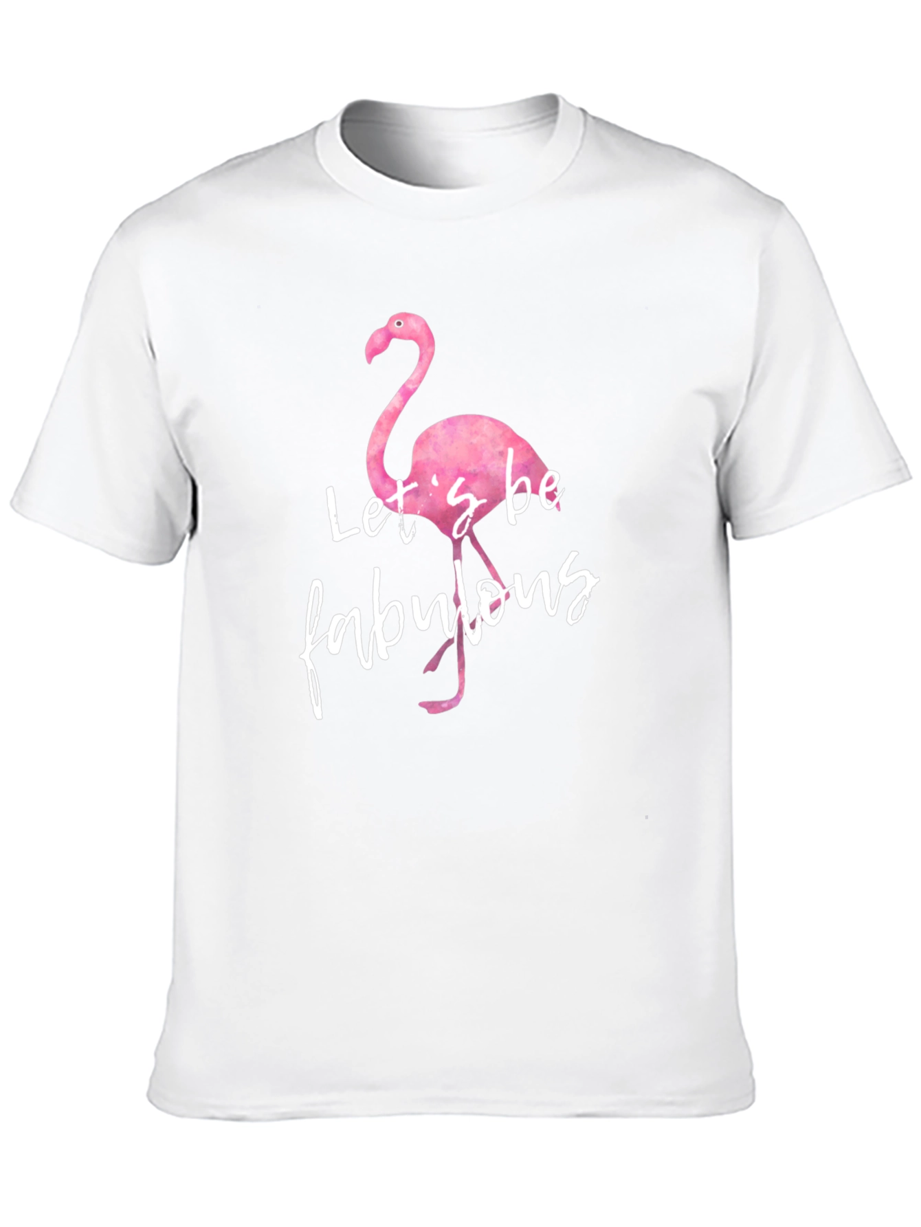 Lets Be Fabulous Flamingo Graphic T-Shirt